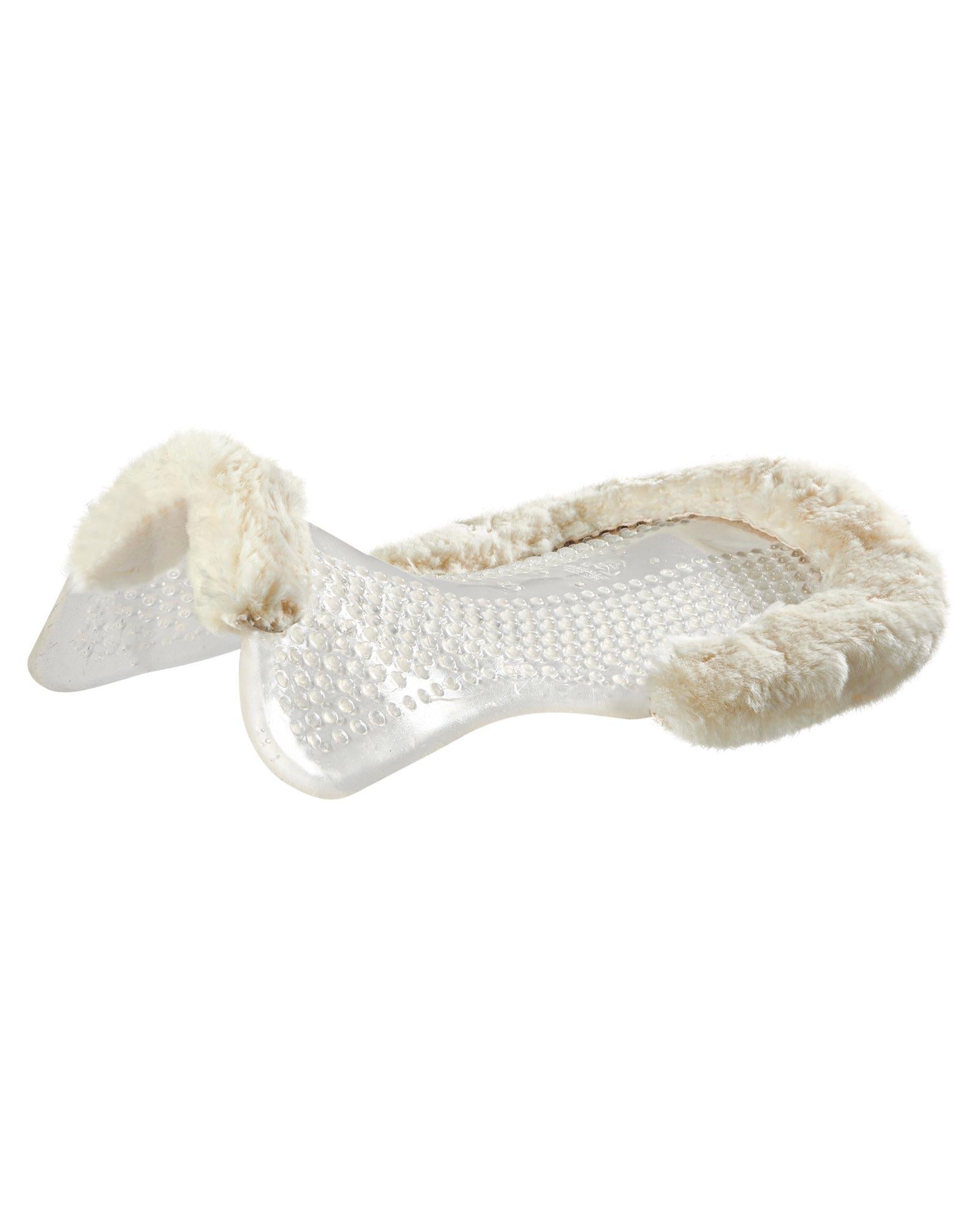 Acavallo Cut Out Sheep Massage Gel Pad - Horse Saddle Pad for Comfort & Pain Relief - Perfect for Riding, Training & Equine Therapy