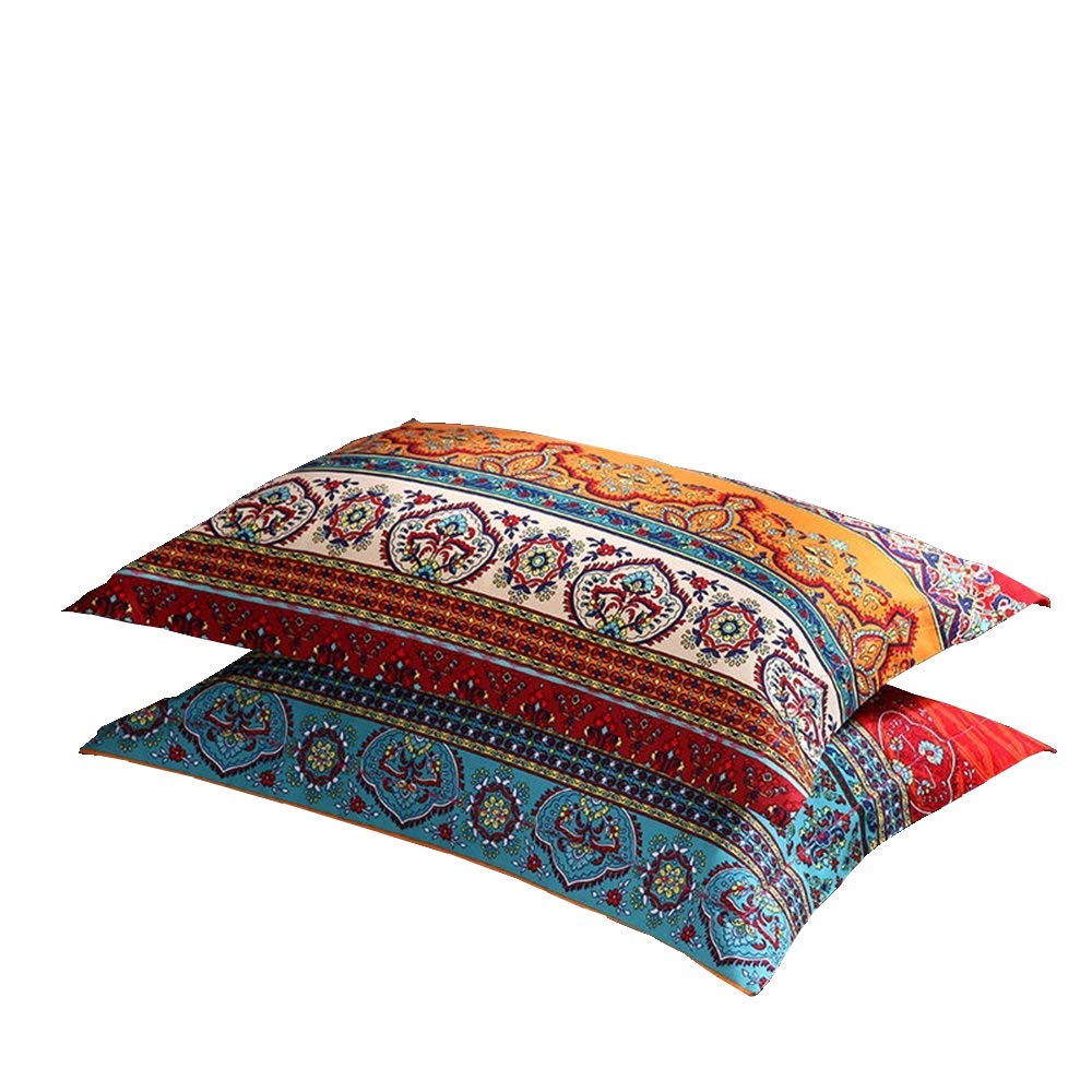LELVA Boho Pillow Cases Set of 2 - King Size 20