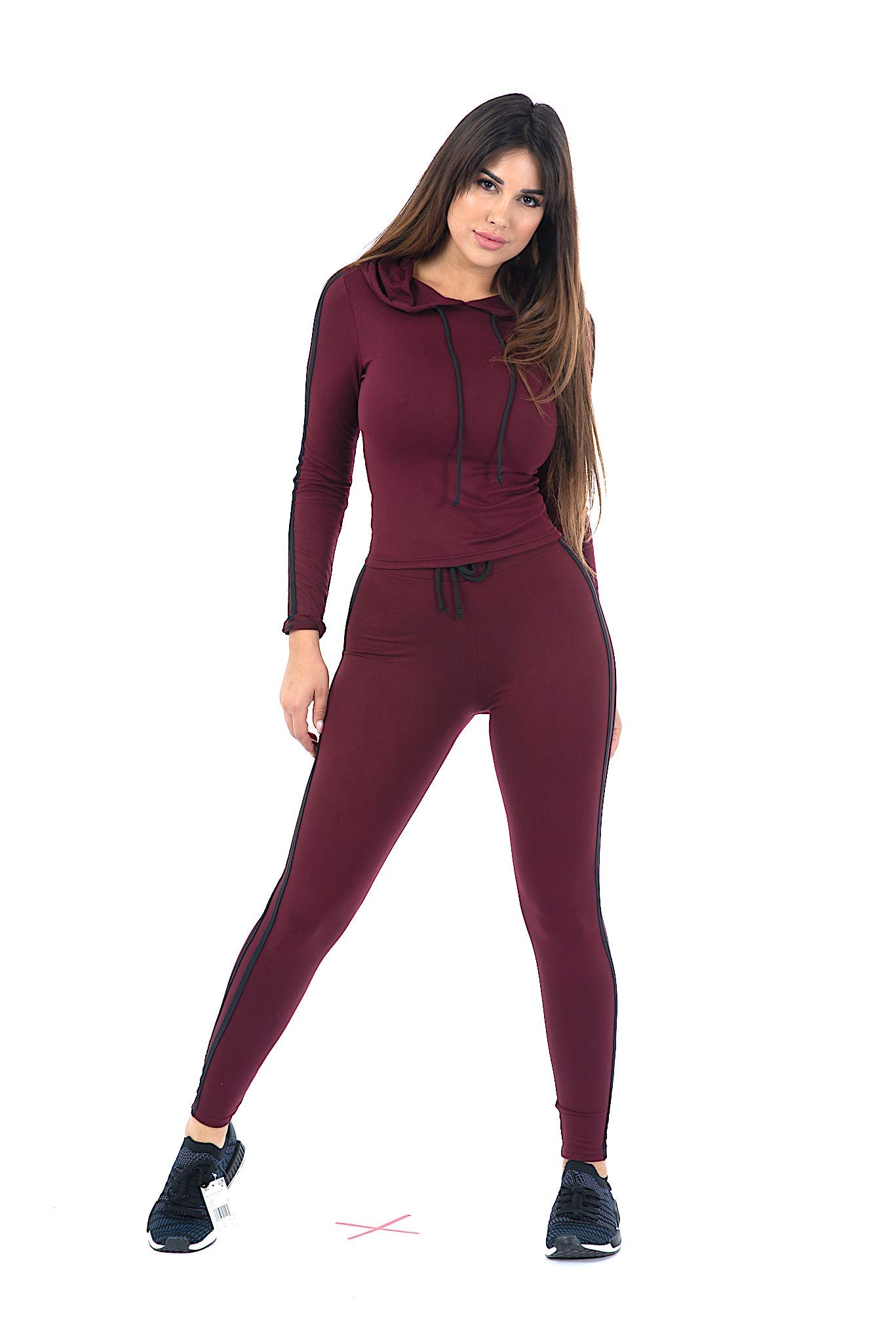 2-Piece Tracksuit Set for Men & Women - Soft Comfortable Jogger Pants & Hoodie - Breathable All-Season Activewear for Running, Gym, Tennis & Casual Wear