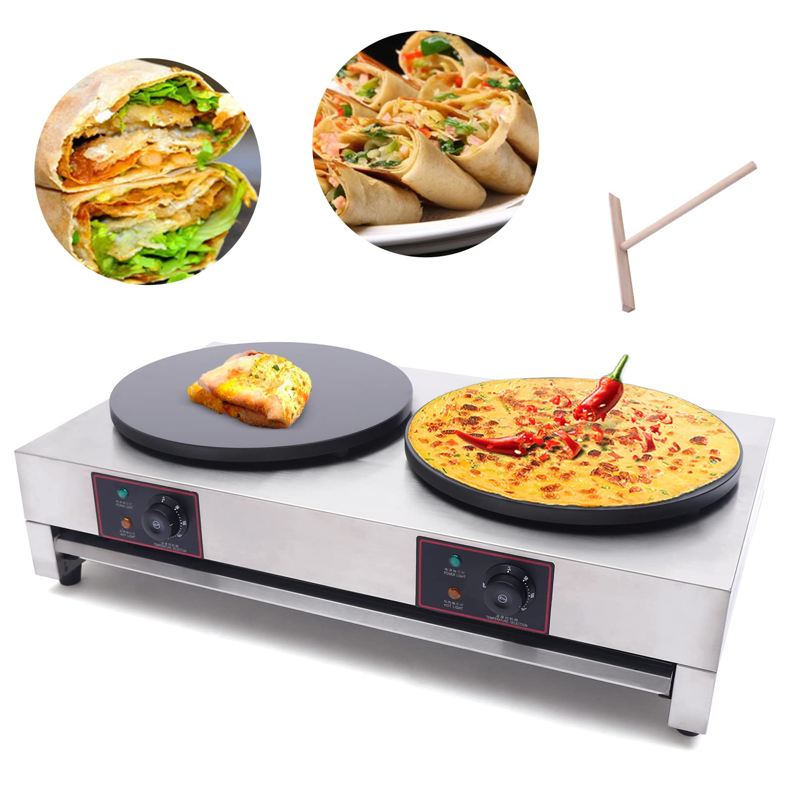 Commercial Crepe Maker 3400W 16