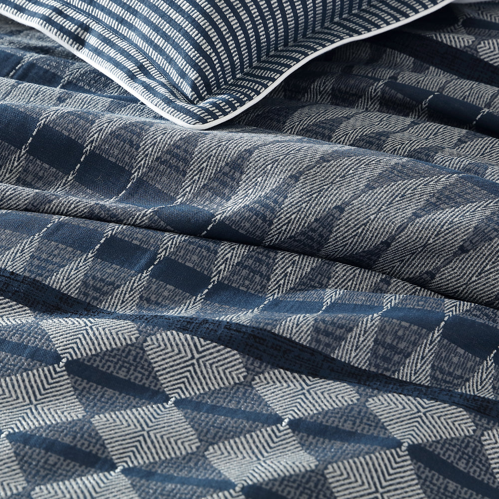 Premium Boyd Ink Quilt Cover Set - Super King Size Bedding with Soft Microfiber, Wrinkle & Fade Resistant - Perfect for Master Bedroom, Guest Room & Luxury Hotel Decor