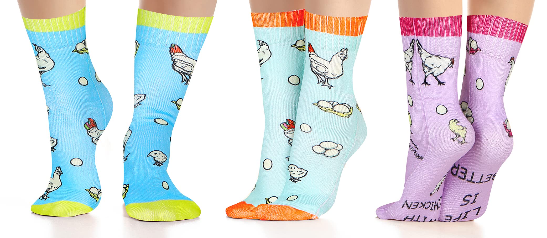 Benefeet Women's Funny Crazy Sloth & Unicorn Ankle Socks - 3D Printed Novelty Low Cut Socks for Girls - Perfect Gift for Christmas, Birthday & Casual Wear
