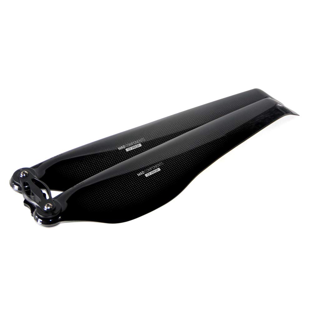 FLUXER-pro 29.2X9.5in Carbon Fiber Folding Propeller D11-4XD3X(D20-D25) & D11-4XD4X(D21-D23) Glossy Finish for RC Drones, Multirotor, Quadcopter, Hexacopter - Perfect for DIY Aircraft and Hobby Drone Enthusiasts