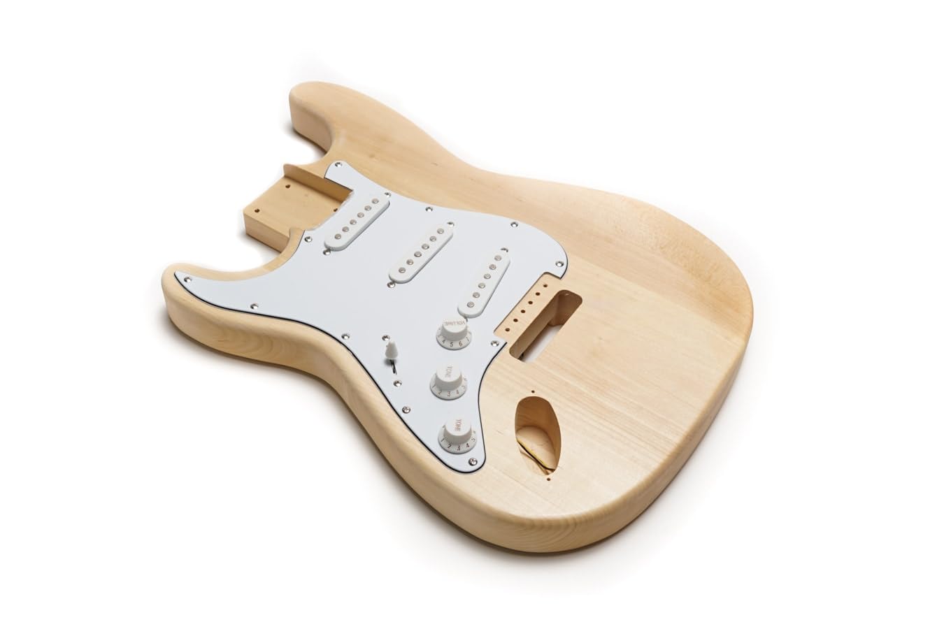 Solo ST Style DIY Electric Guitar Kit with Basswood Body - Left Handed Version for Beginners & Hobbyists - Perfect for Home Practice, Studio Recording & Live Performances