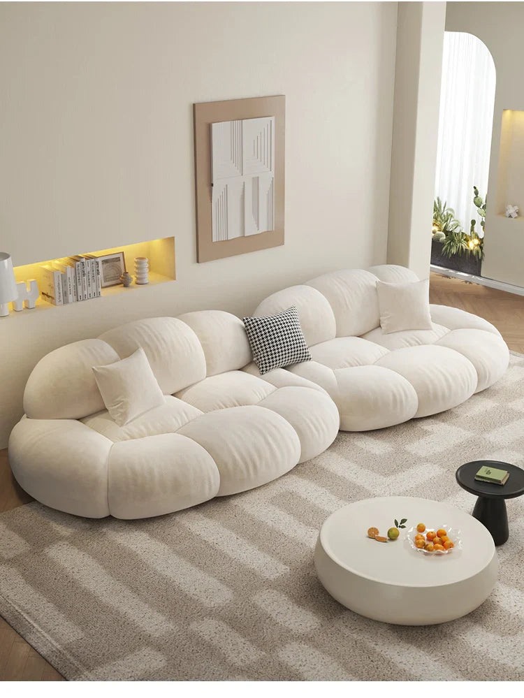 Modular Loveseat for Living Room - Contemporary Velvet Sofa Set with Chaise Lounge | Perfect for Small Spaces, Apartments & Cozy Home Decor