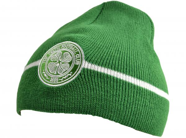 Celtic FC Basic Knitted Beanie Hat - Official Football Team Winter Cap for Men & Women - Perfect for Cold Weather, Soccer Games & Outdoor Activities