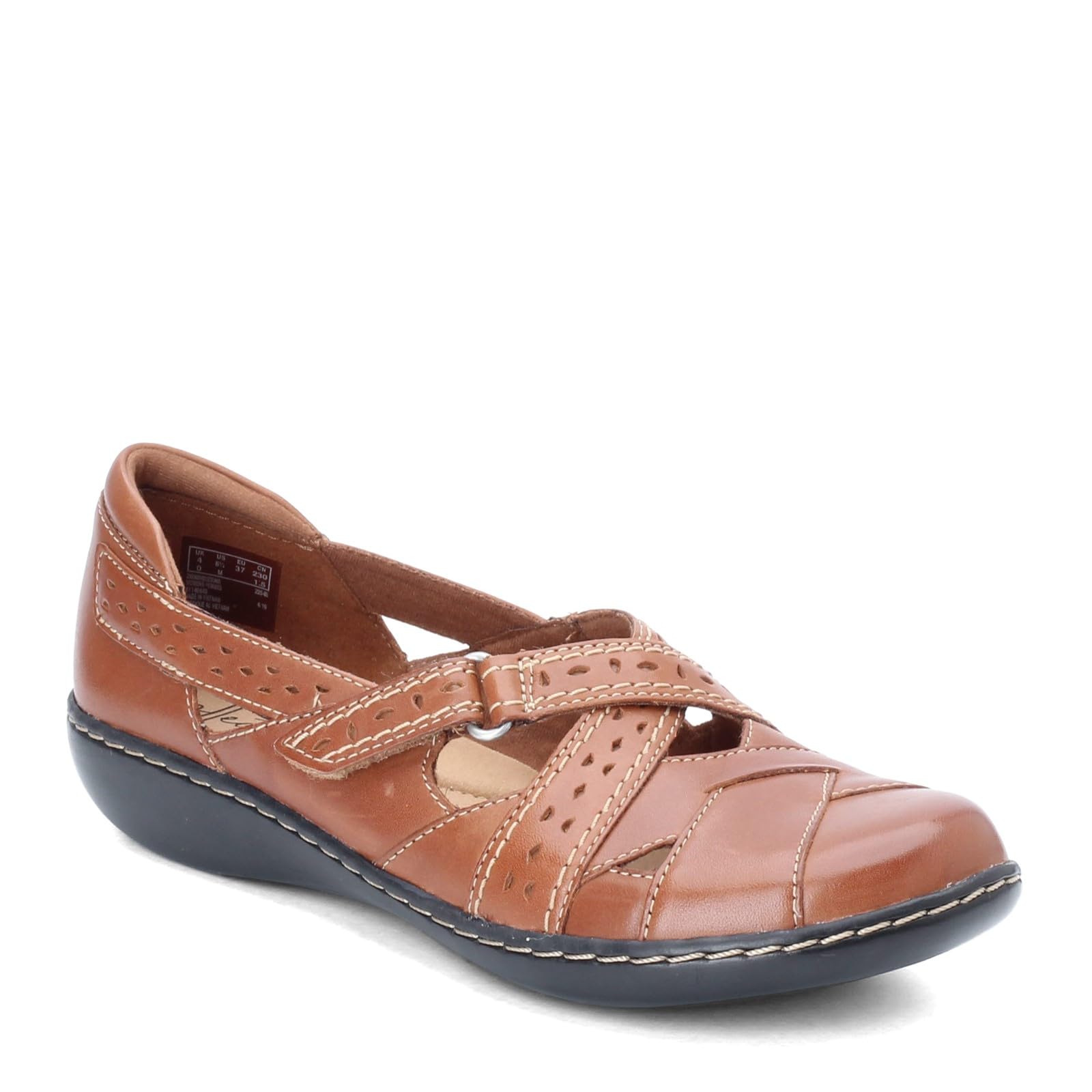 Clarks Women's Ashland Spin Q Slip-On Loafers - Comfortable Casual Shoes for Work, Travel & Everyday Wear
