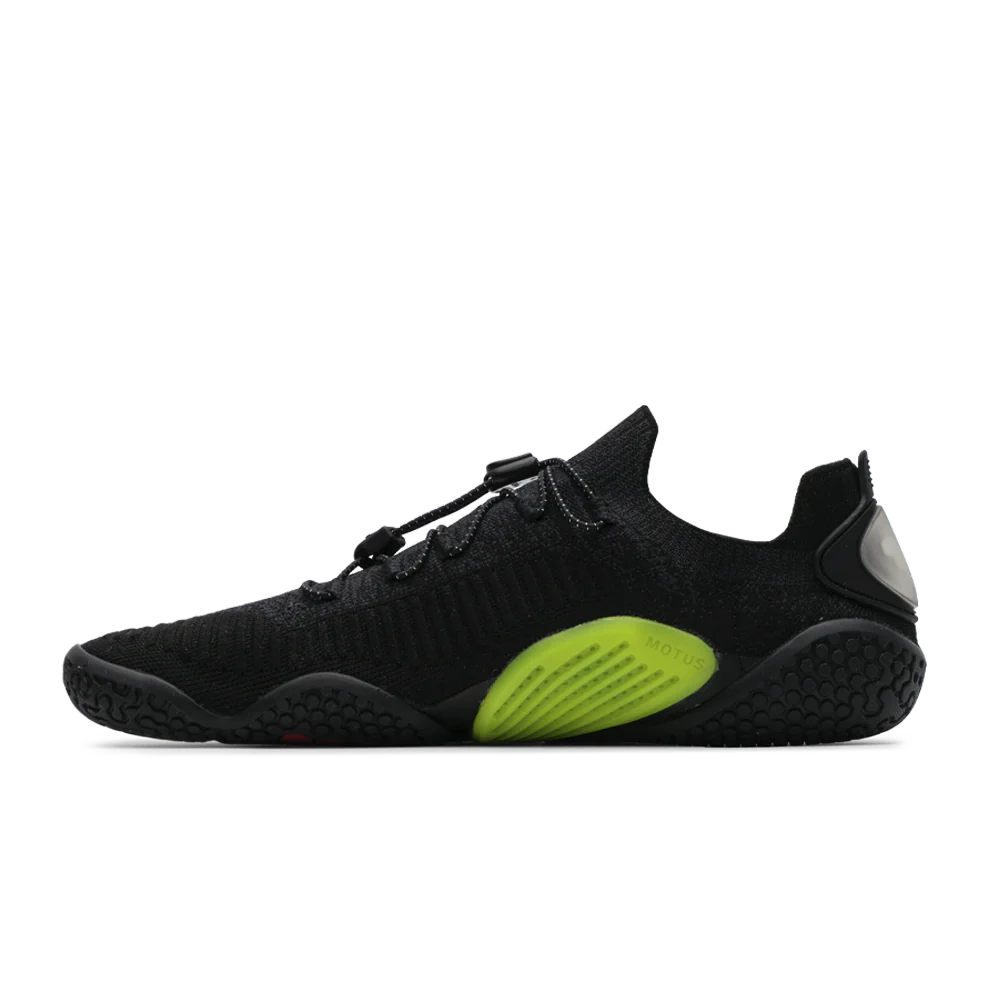 Vivobarefoot Motus Flex Men's Barefoot Shoes - Obsidian Black | Lightweight & Flexible for Running, Hiking & Gym Workouts