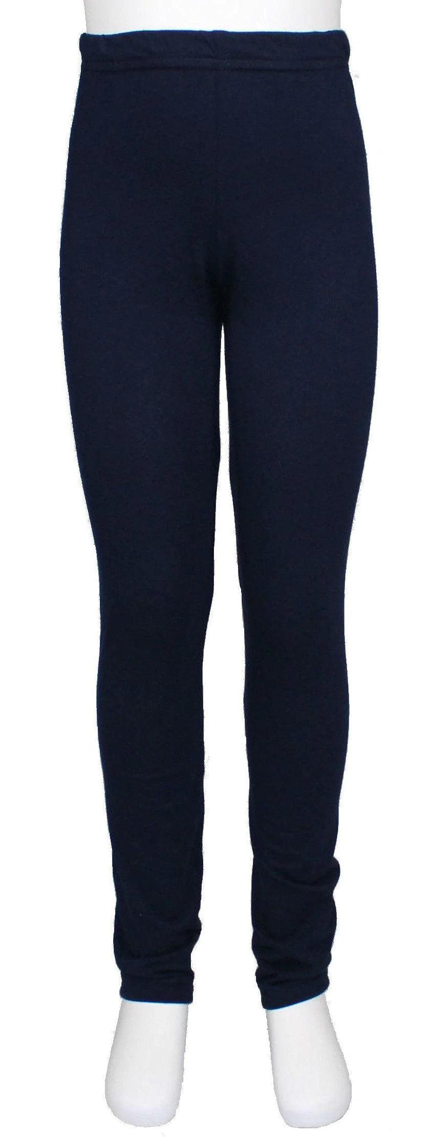 Johnson's Creation Girls Cotton Lycra Leggings - Soft Stretchy Comfortable Kids Leggings Made in Canada - Perfect for Playtime, School & Everyday Wear