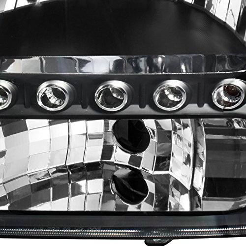 AKKON Black LED Headlights & Smoke Tail Lights Combo for Ford F250 F350 F450 F550 Super Duty - Durable Off-Road Lighting Upgrade for Trucks, Night Driving & Enhanced Visibility