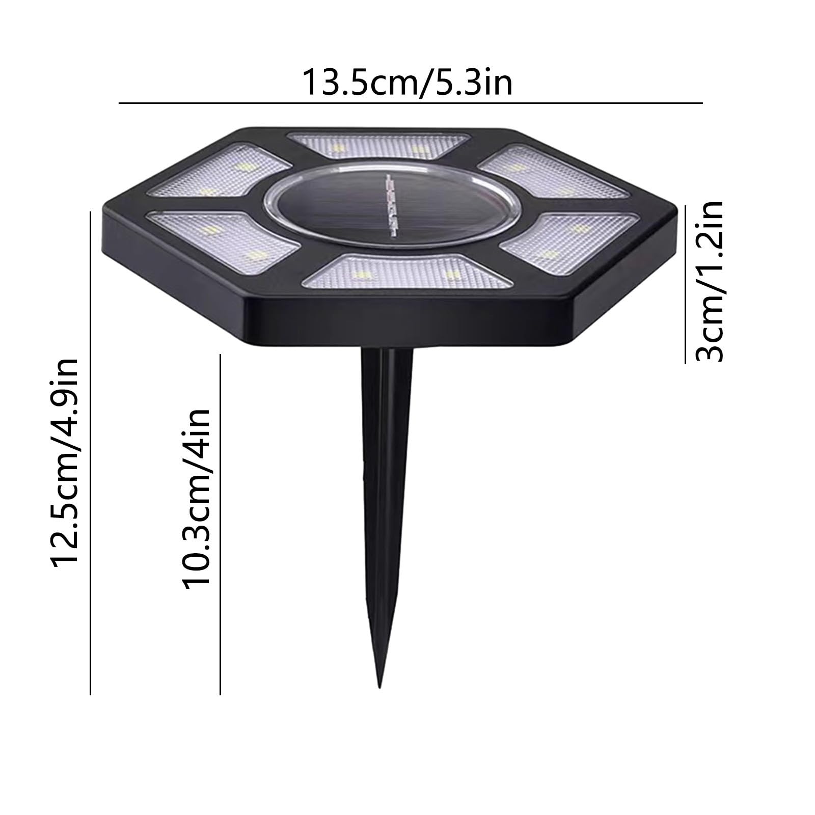 Solar Powered Outdoor Ground Lights - 12 Pack Automatic Motion Sensor LED Pathway Lights for Garden, Patio, Lawns & Walkways | Weatherproof Landscape Lighting for Driveways, Yards & Outdoor Decor