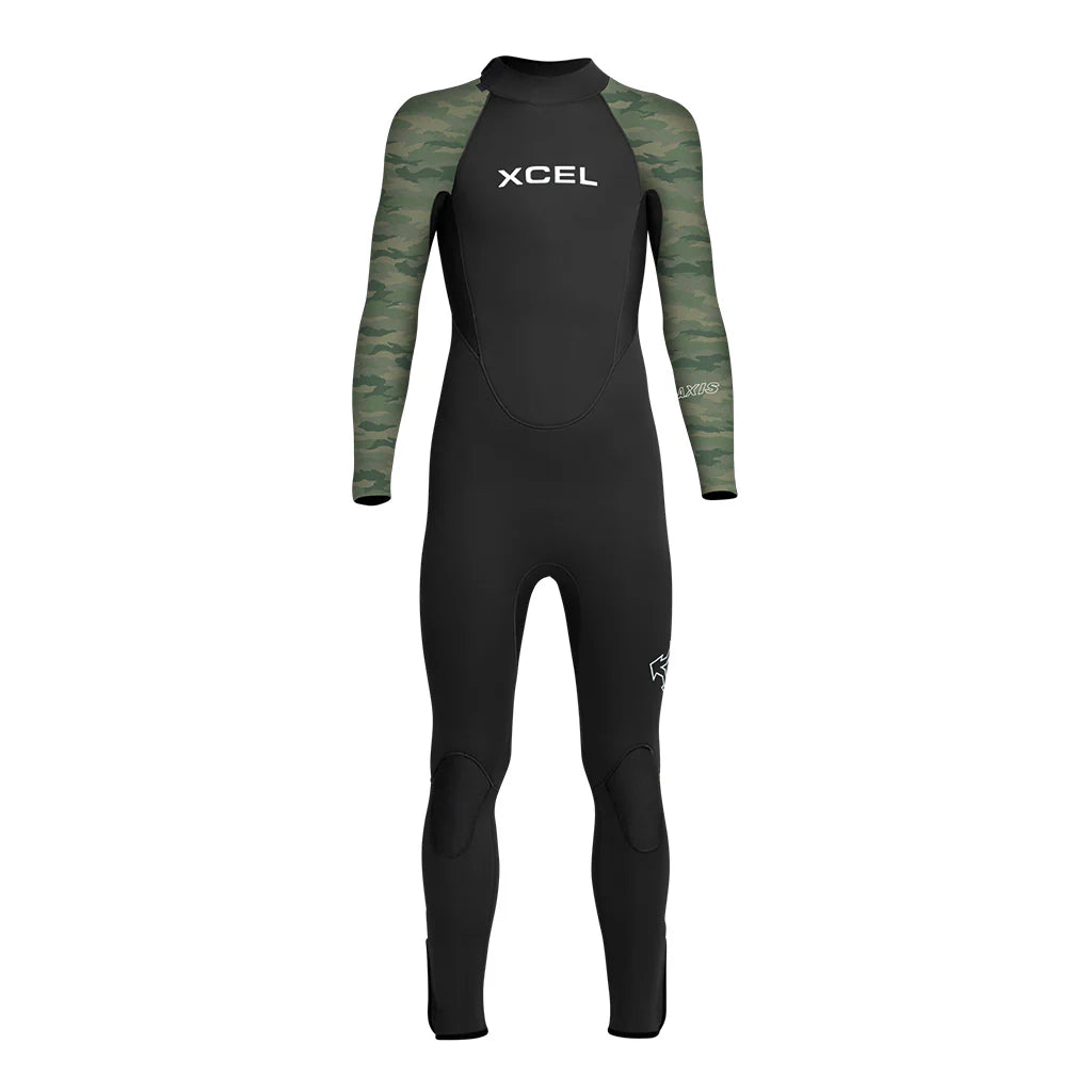 Axis Back Zip 4/3mm Fullsuit for Youth - Premium Neoprene Wetsuit for Kids Surfing, Diving & Water Sports