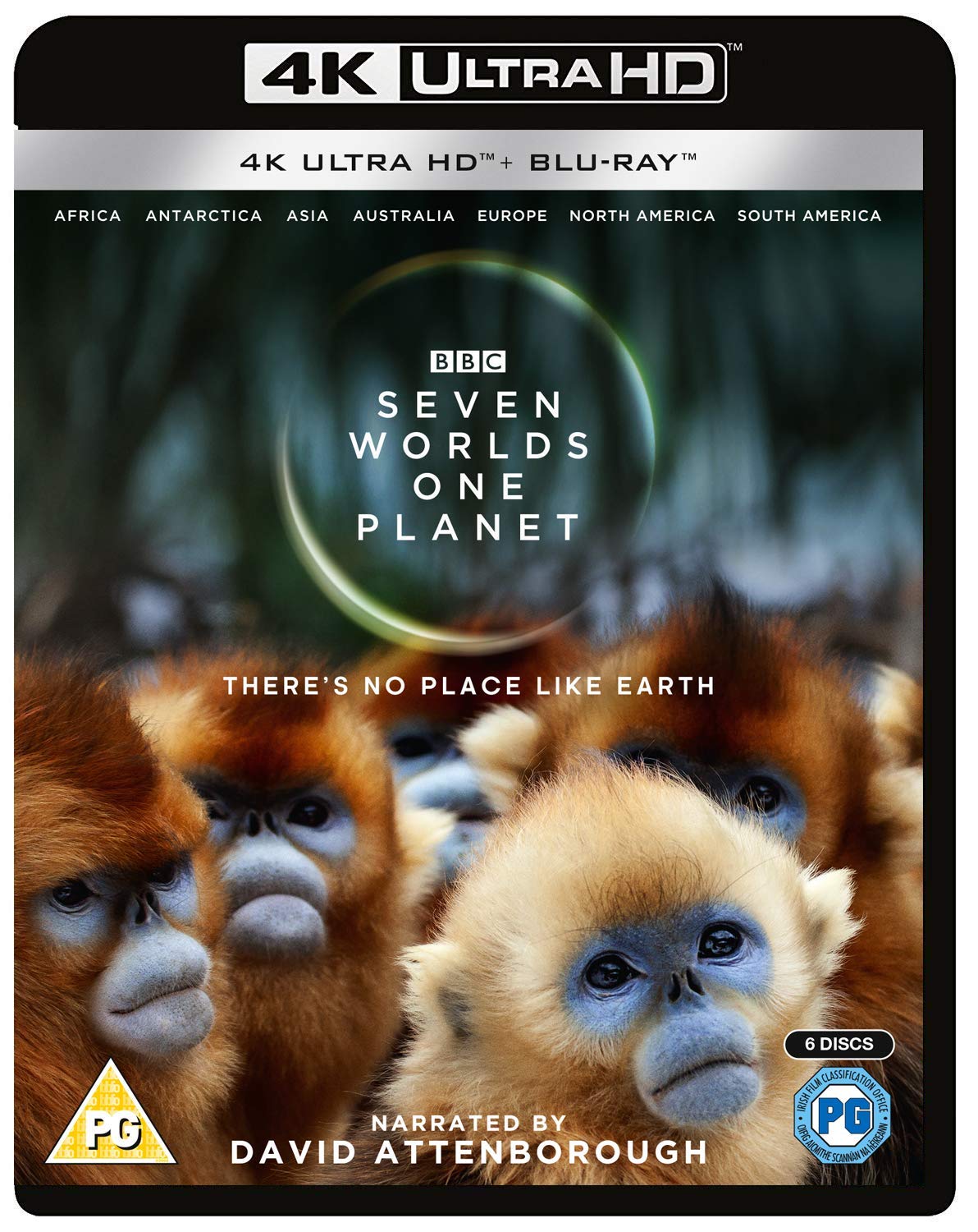 Seven Worlds, One Planet - 4K UHD + Blu-ray Combo | BBC Earth Documentary | Perfect for Home Theater & Nature Lovers