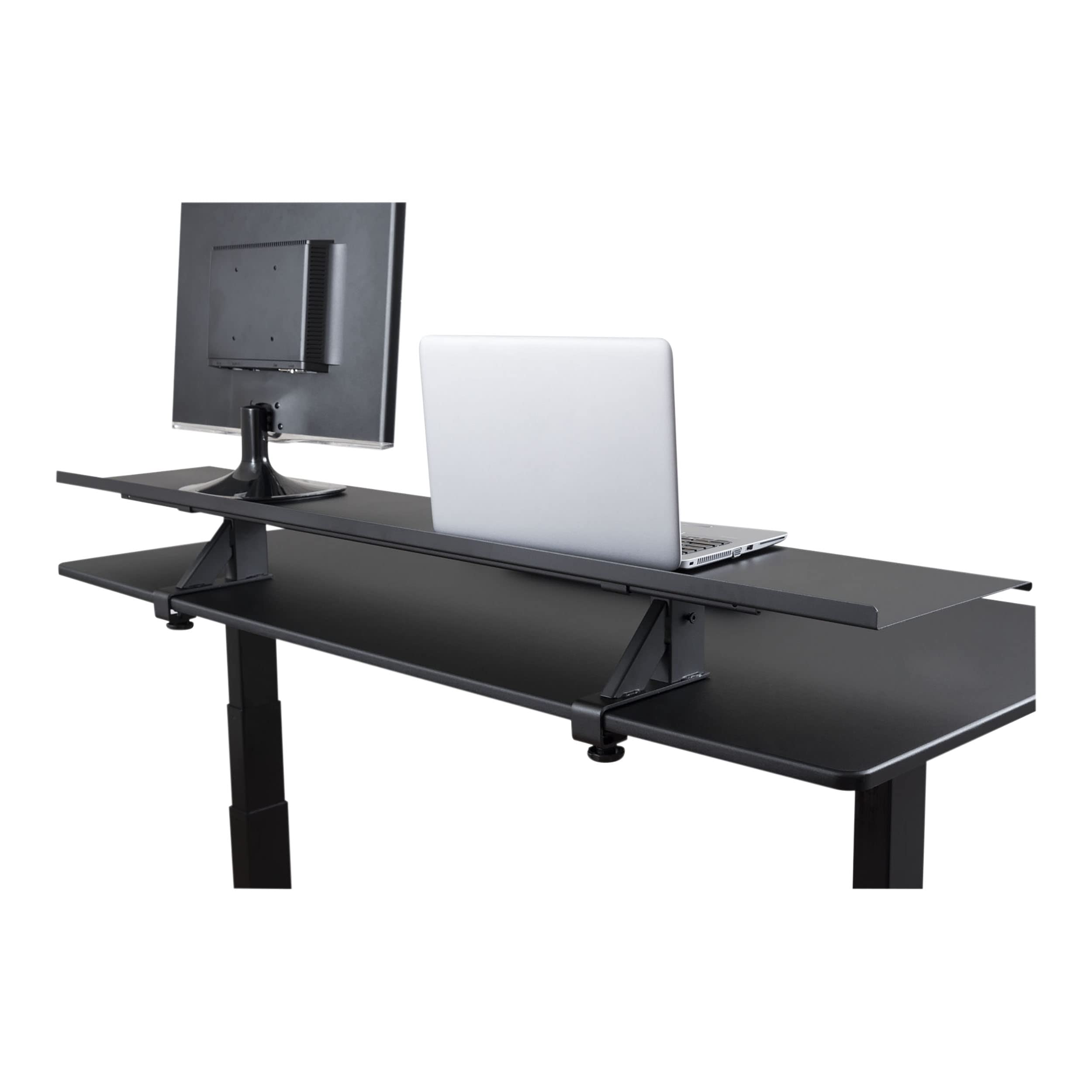 Adjustable Clamp-On Standing Desk Shelf - 60