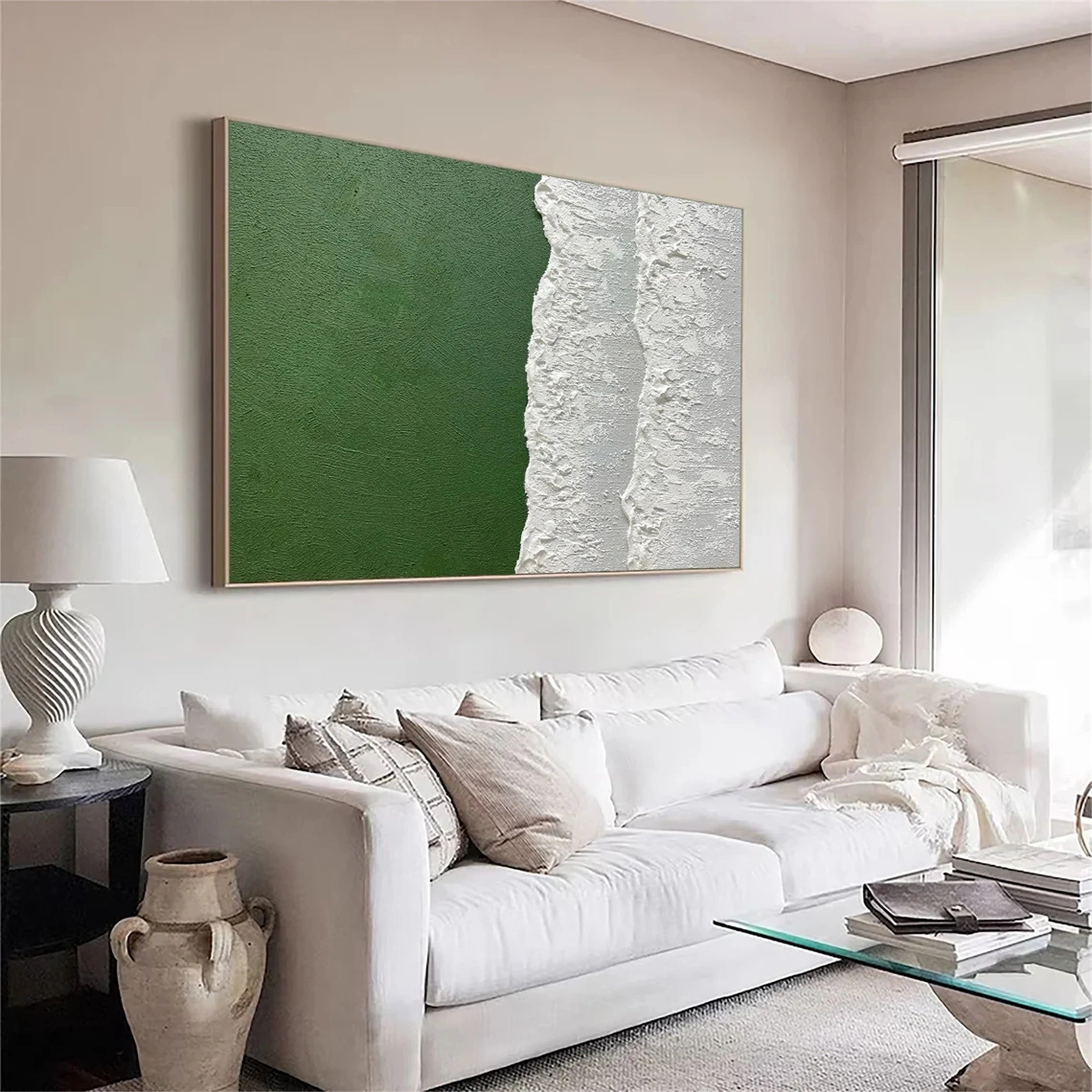 Ocean and Sky Painting #OS 090 - Stunning Seascape Wall Art for Home & Office Decor - Perfect for Living Room, Bedroom, or Beach House