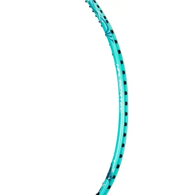 Li Ning Halbertec 6000 Unstrung Badminton Racket - Black/Aqua Green | Professional Carbon Fiber Shuttlecock Racquet for Advanced Players | Perfect for Tournaments & Training Sessions