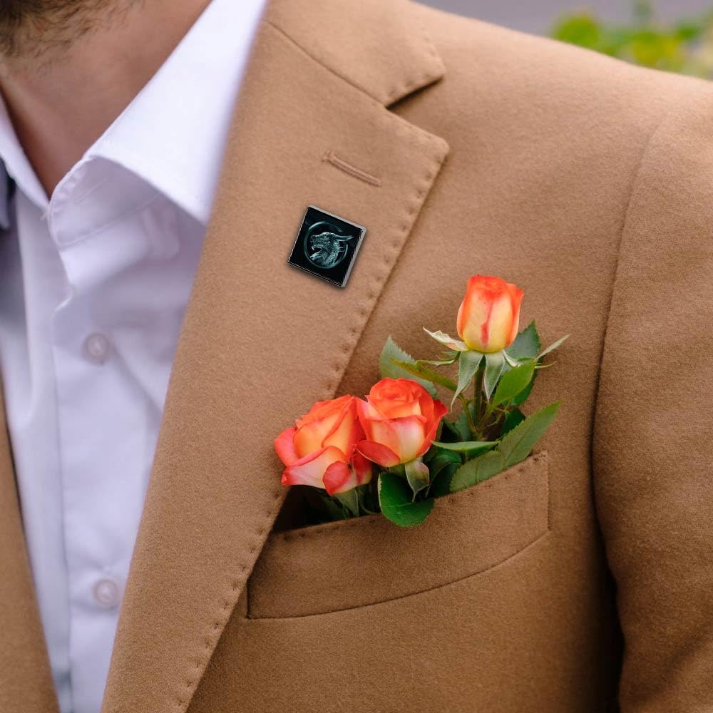 Custom Lapel Pins Bulk - Personalized Photo, Logo & Text Pins - Aluminum Alloy Buttons for Shirts, Jackets - Business, Wedding, Promotional Events - Perfect for Gifts, Team Branding & Souvenirs
