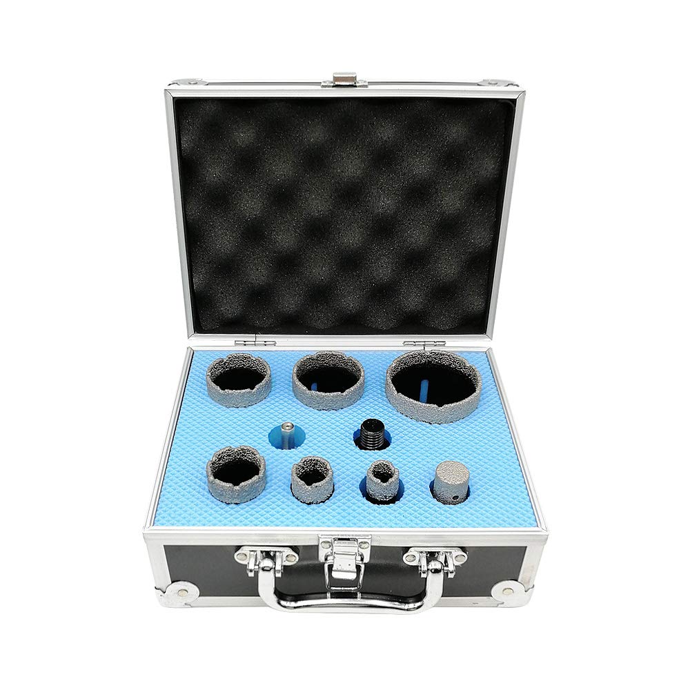 Premium Diamond Drill Bit Set for Tile & Stone - 6 Sizes (3/4