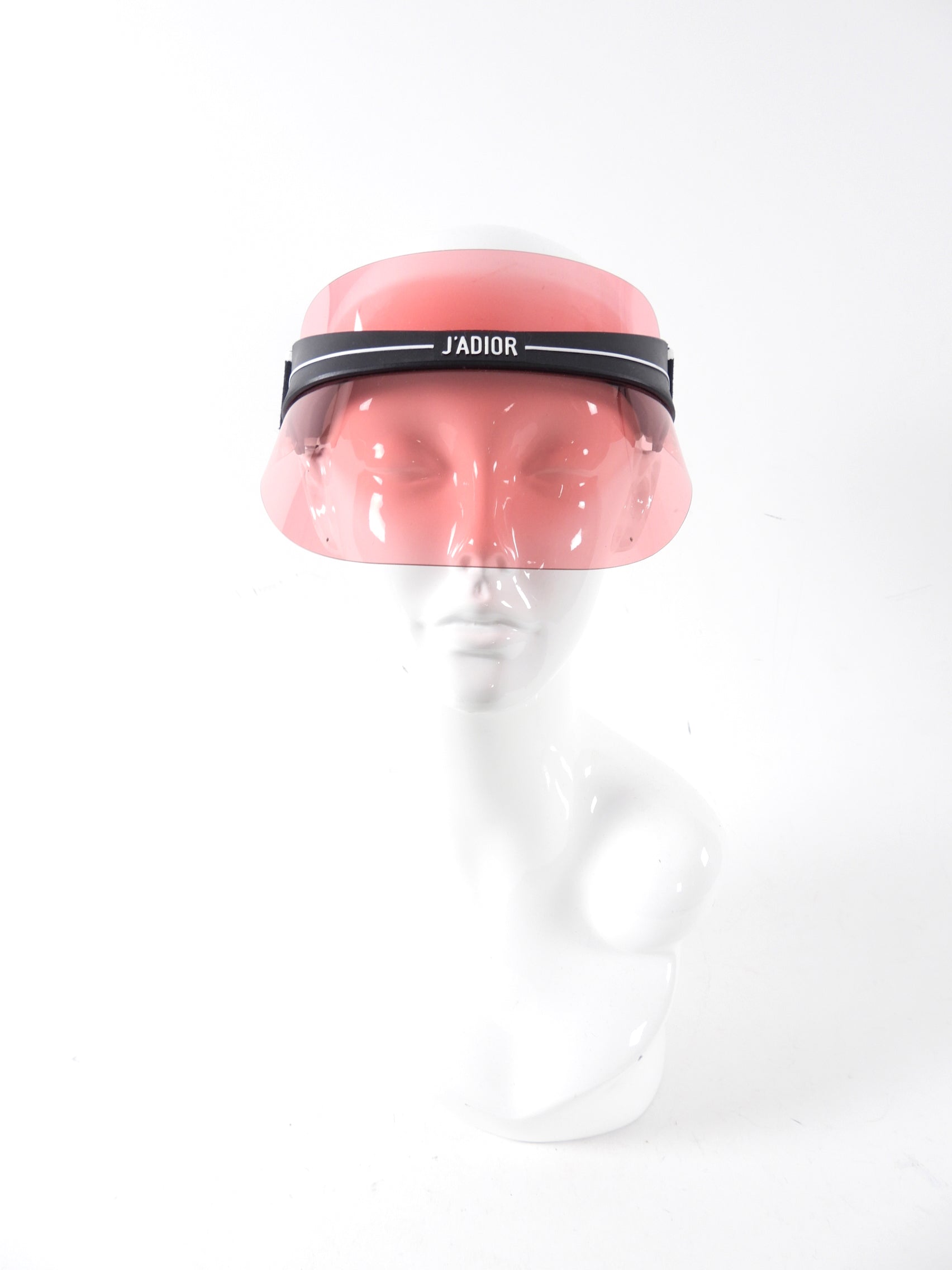 Dior Club 1 Rose Pink Sun Visor Hat - UV Protection Women's Fashion Accessory for Beach, Golf & Outdoor Activities