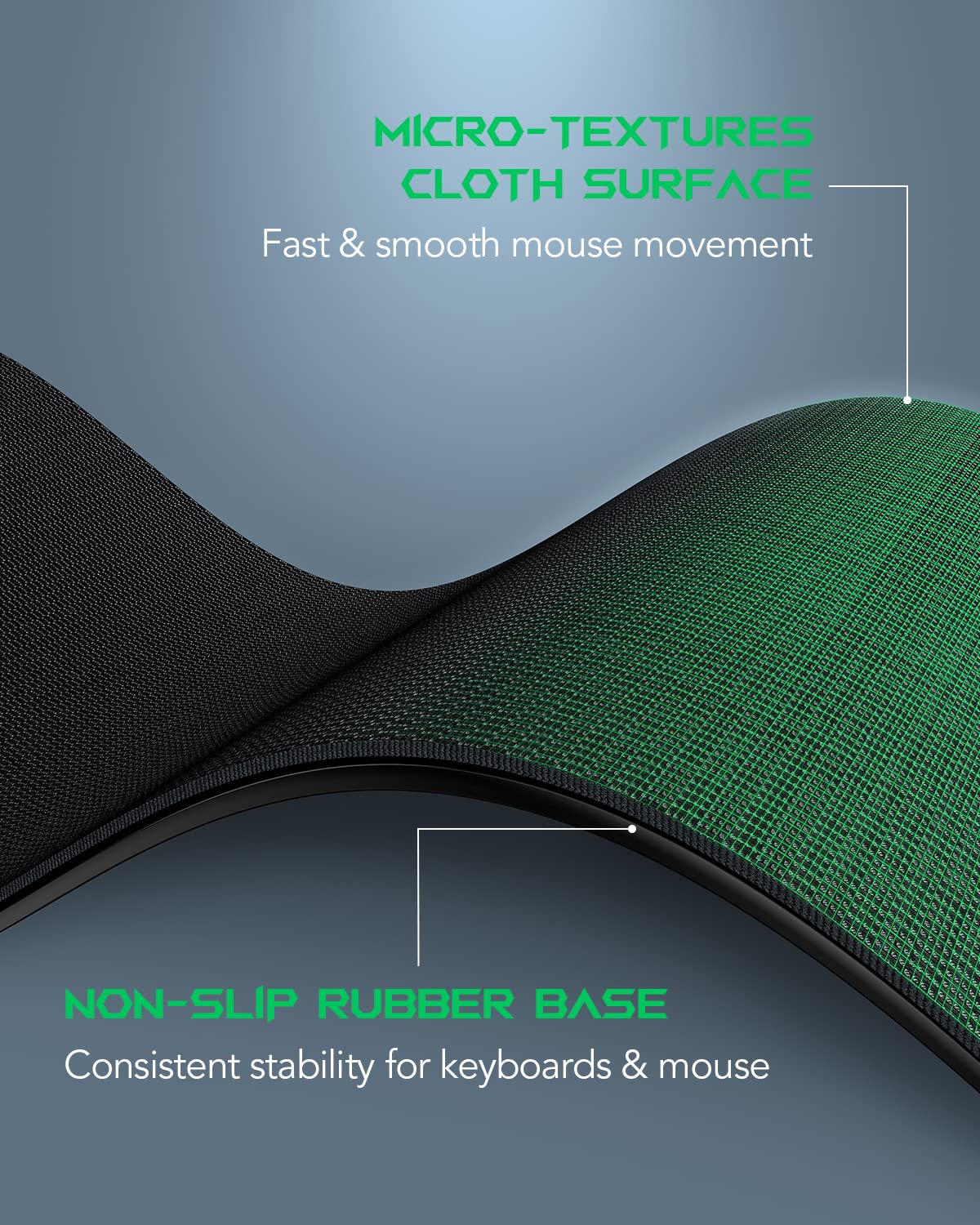 Black Shark Gaming Mouse Pad - Large Extended Desk Mat (35.4