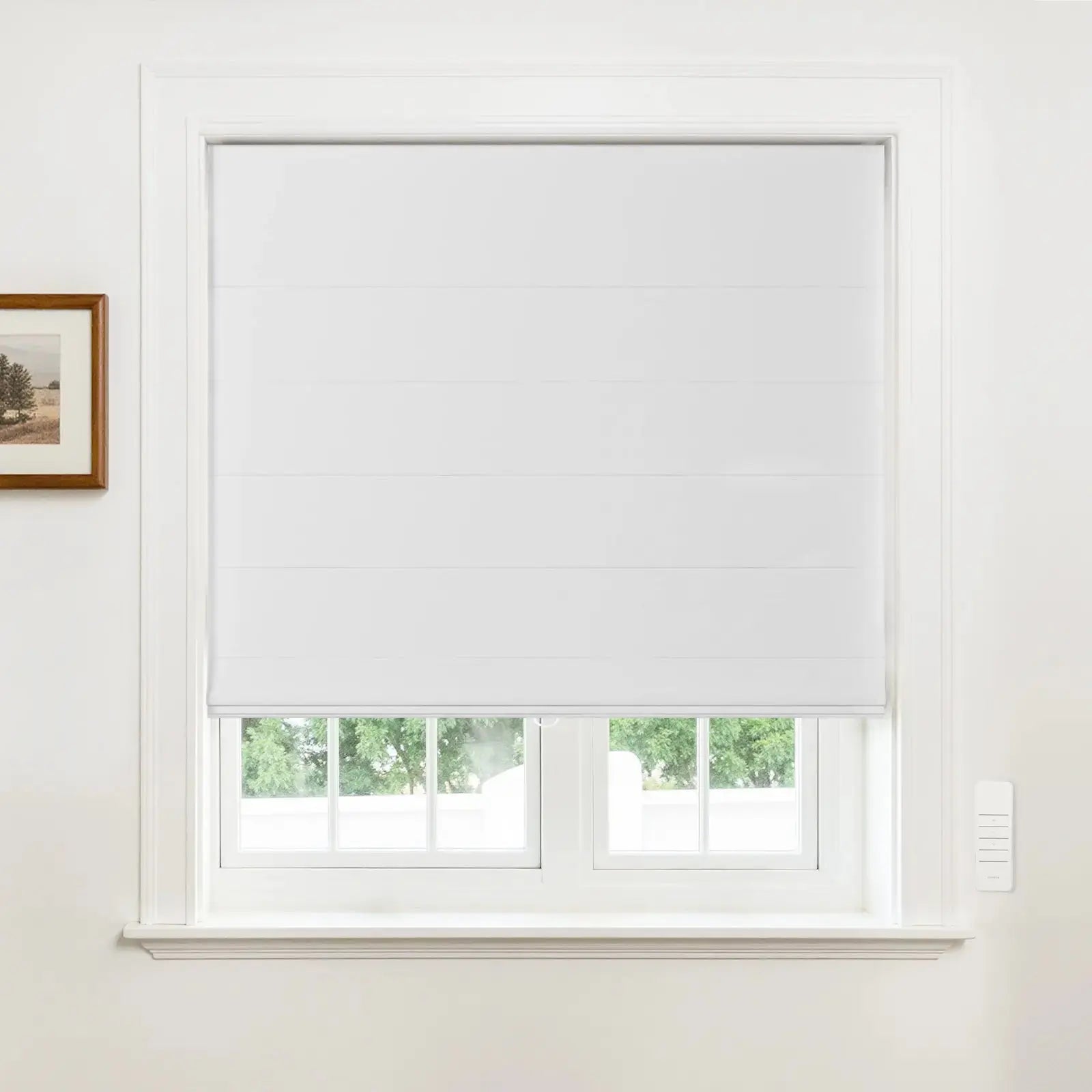 Alvin Motorized Blackout Roller Shade - Premium Window Treatment for Privacy & Light Control | Perfect for Bedrooms, Home Theaters & Offices