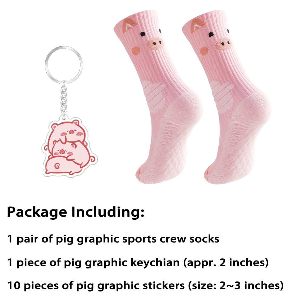 Best Functional Sports Socks for Women & Kids - Animal Print Athletic Crew Socks - Perfect for Running, Basketball & Gym Workouts