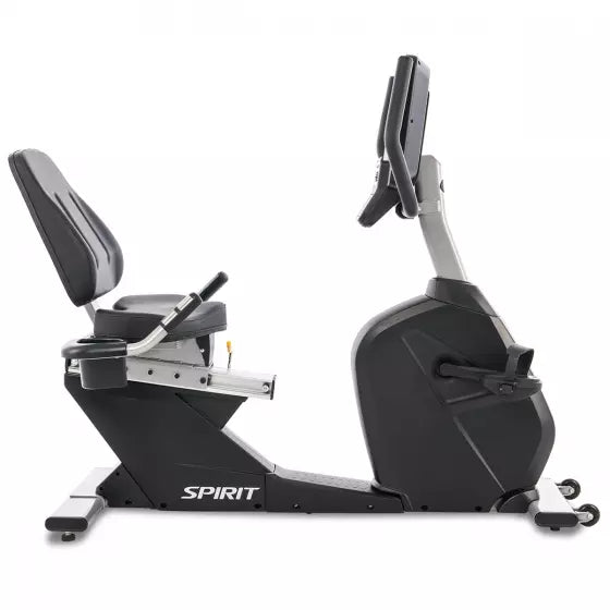 Spirit Fitness CR800 ENT Commercial Recumbent Exercise Bike - Heavy Duty Indoor Cycling for Home Gym & Rehabilitation
