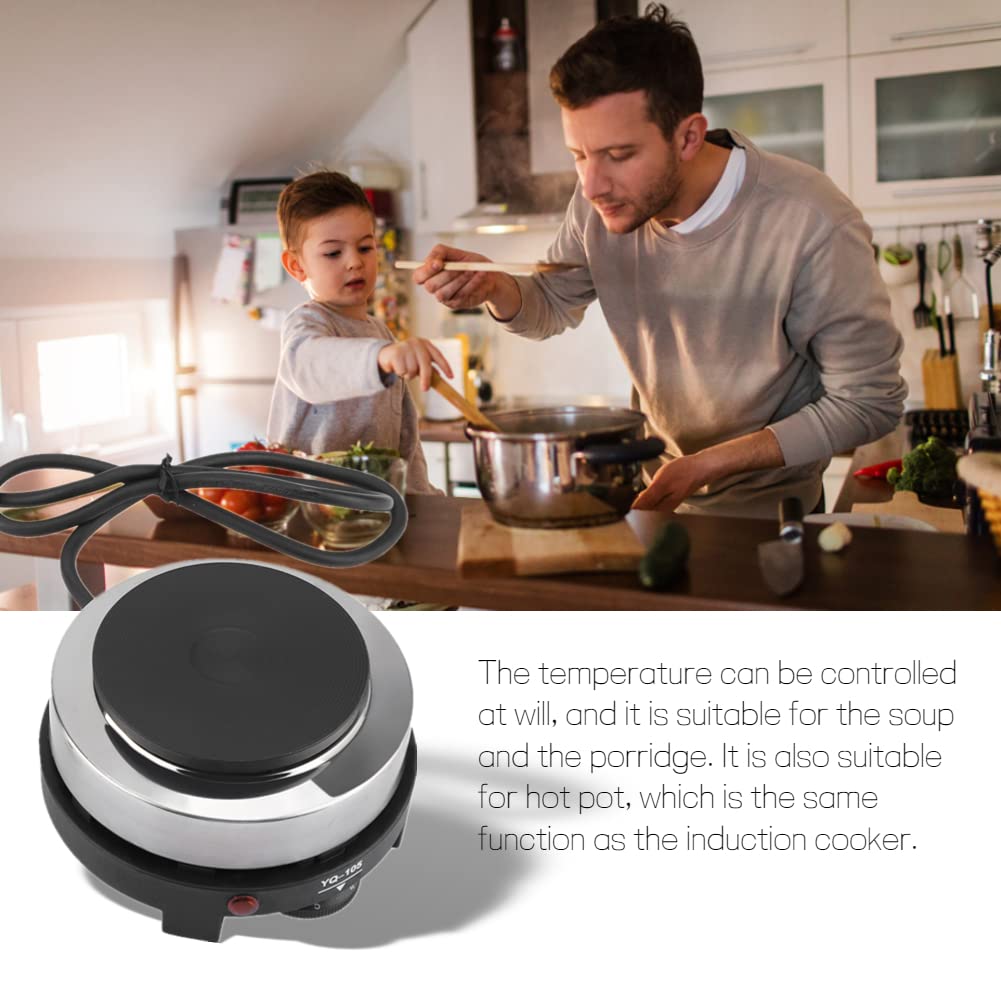 Portable 500W Mini Electric Stove - Compact Hot Plate for Cooking, Heating & Travel | Perfect for Dorms, Camping & Small Apartments
