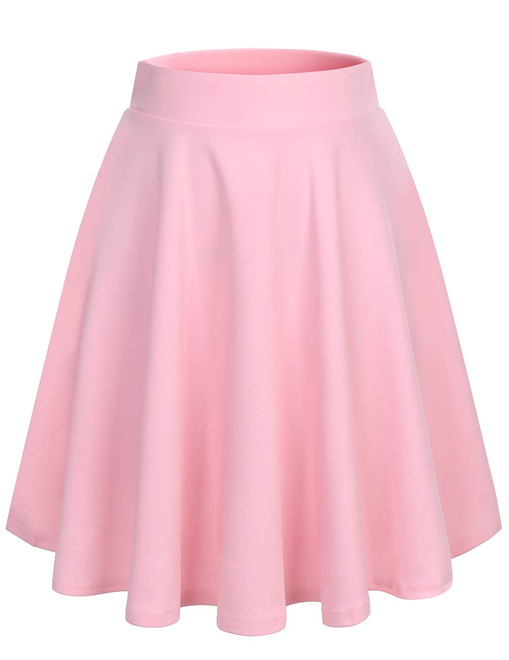 DRESSTELLS Women's Stretchy High Waist A-Line Mini Skater Skirt - Casual Flowy Skirts for Women 2025 | Perfect for Summer Outfits, Date Nights & Office Wear