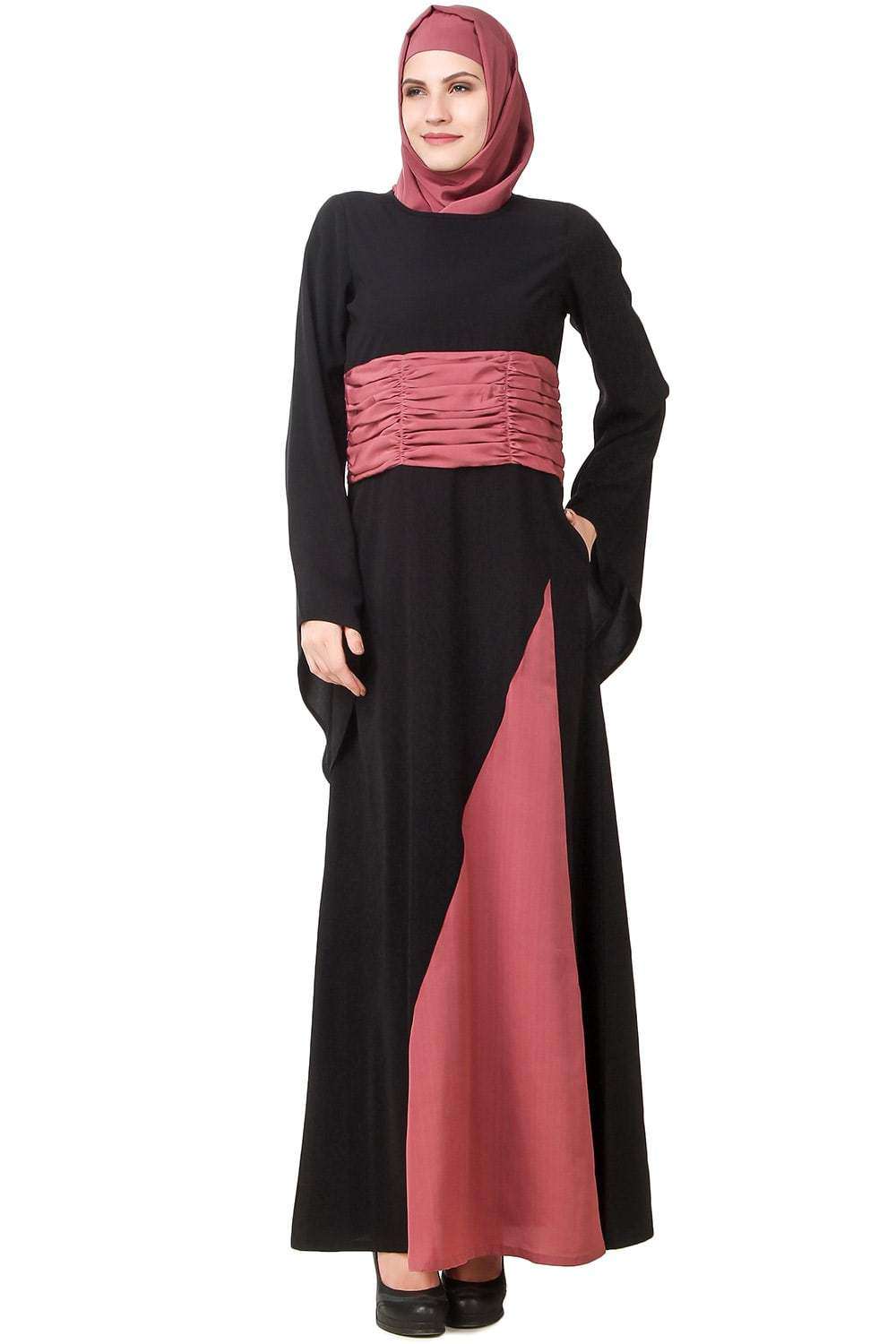 Anwara Abaya - Elegant Muslim Women's Prayer Dress - Perfect for Prayer, Mosque, and Special Occasions