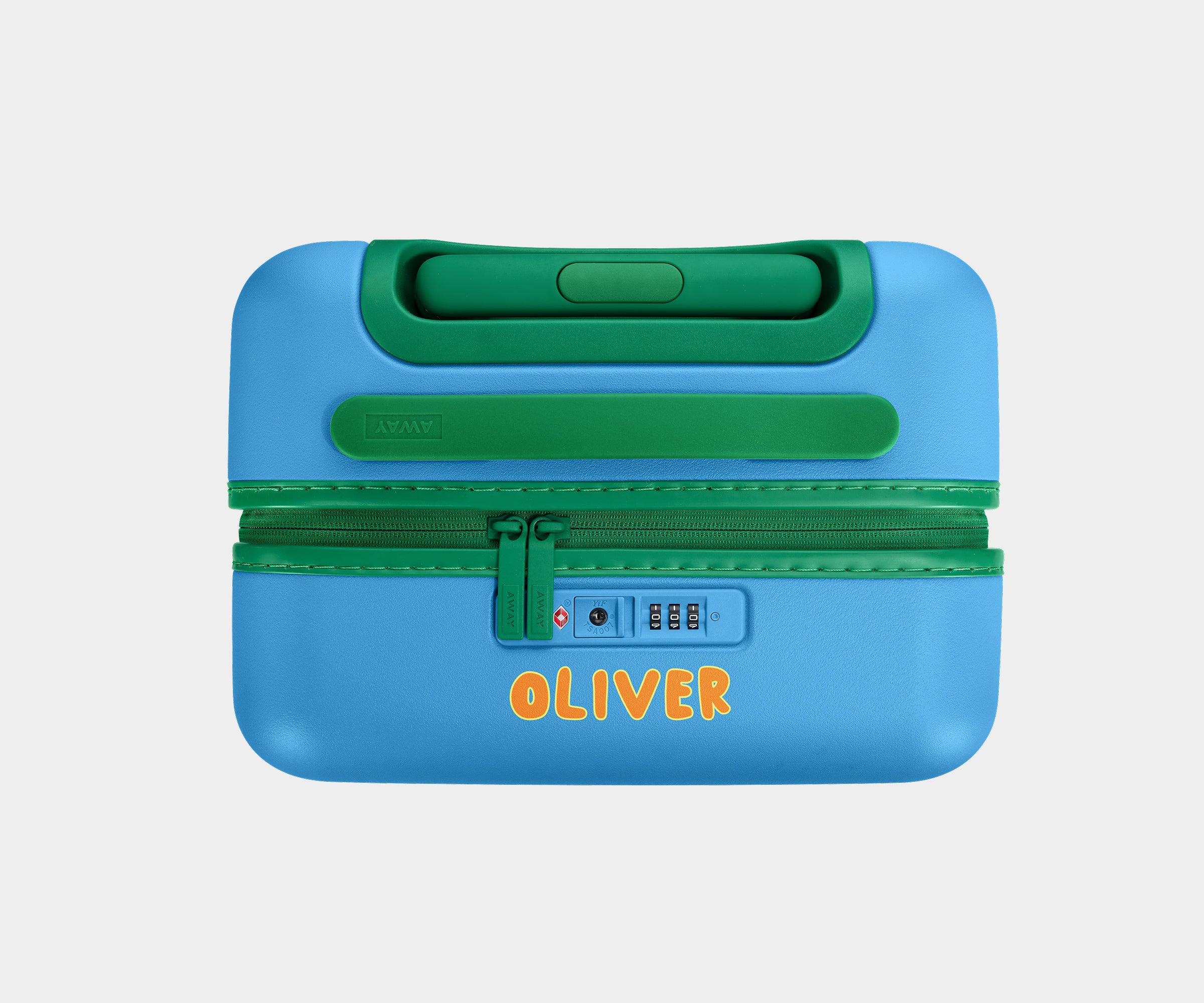 **Kids' Splash Blue Carry-On Luggage - Lightweight & Durable Travel Suitcase for Children - Perfect for Airplane Trips & Family Vacations**