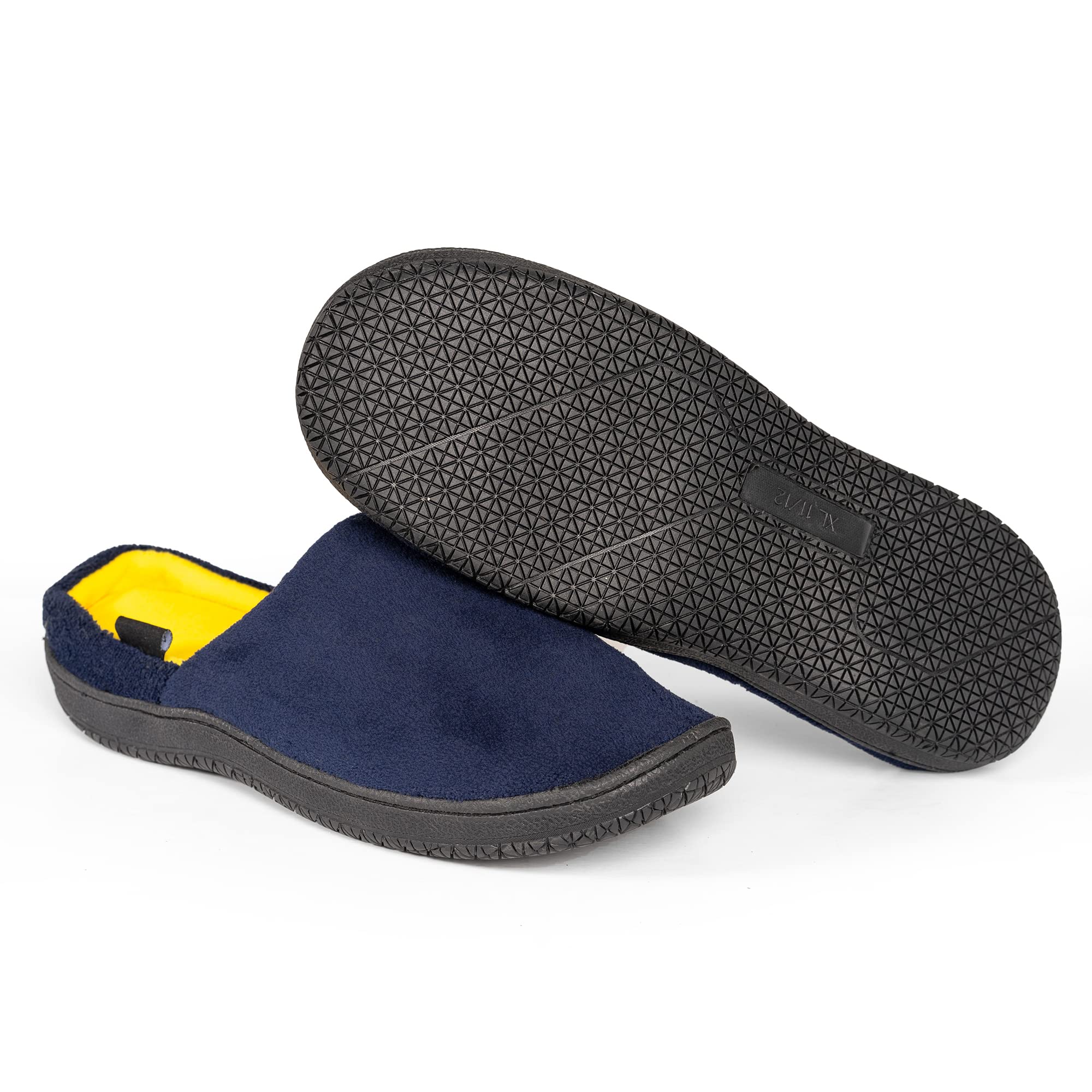 **NORTY Men's Slip-On Clog Slippers with Memory Foam - Comfortable Indoor House Shoes for Relaxation & Lounge Wear**