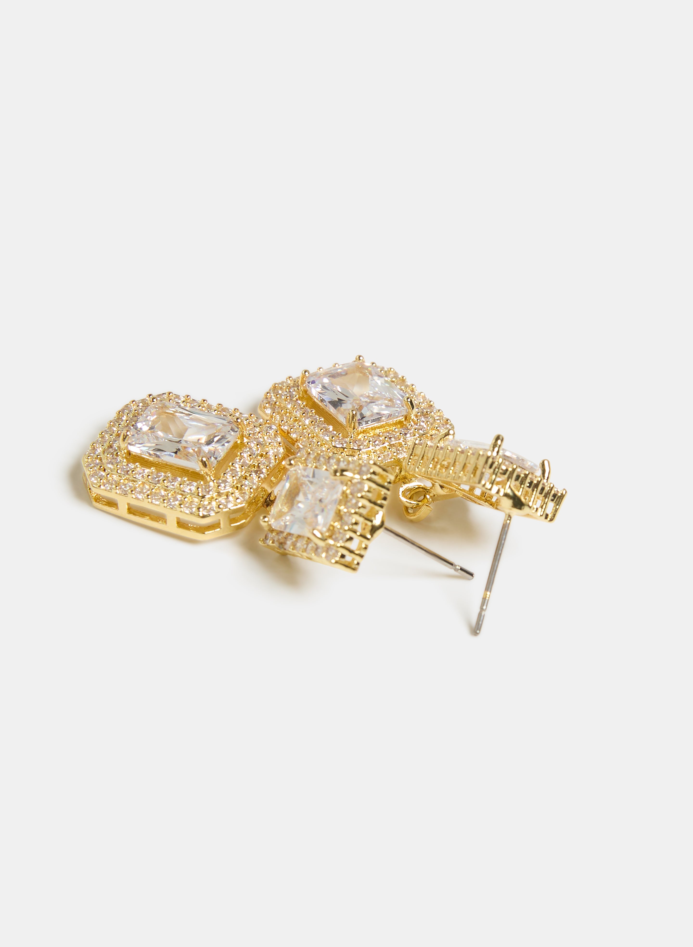 Elegant Cubic Zirconia Dangle Earrings for Women - Sparkling Fashion Jewelry for Parties, Weddings & Evening Events
