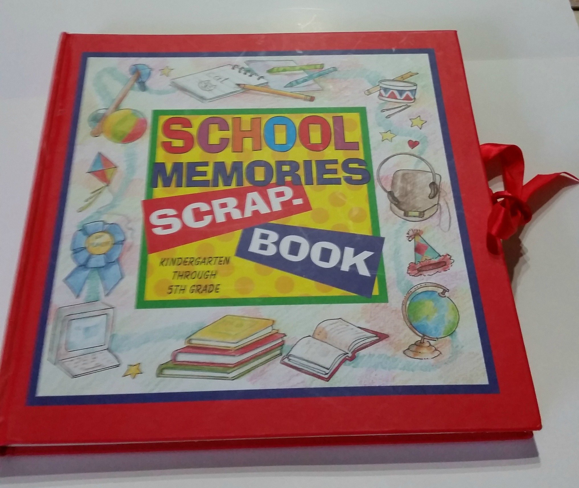 Kindergarten to 5th Grade School Memories Scrapbook - Capture Childhood Milestones for Elementary Students | Perfect for Yearbooks, Graduation Gifts & Family Keepsakes