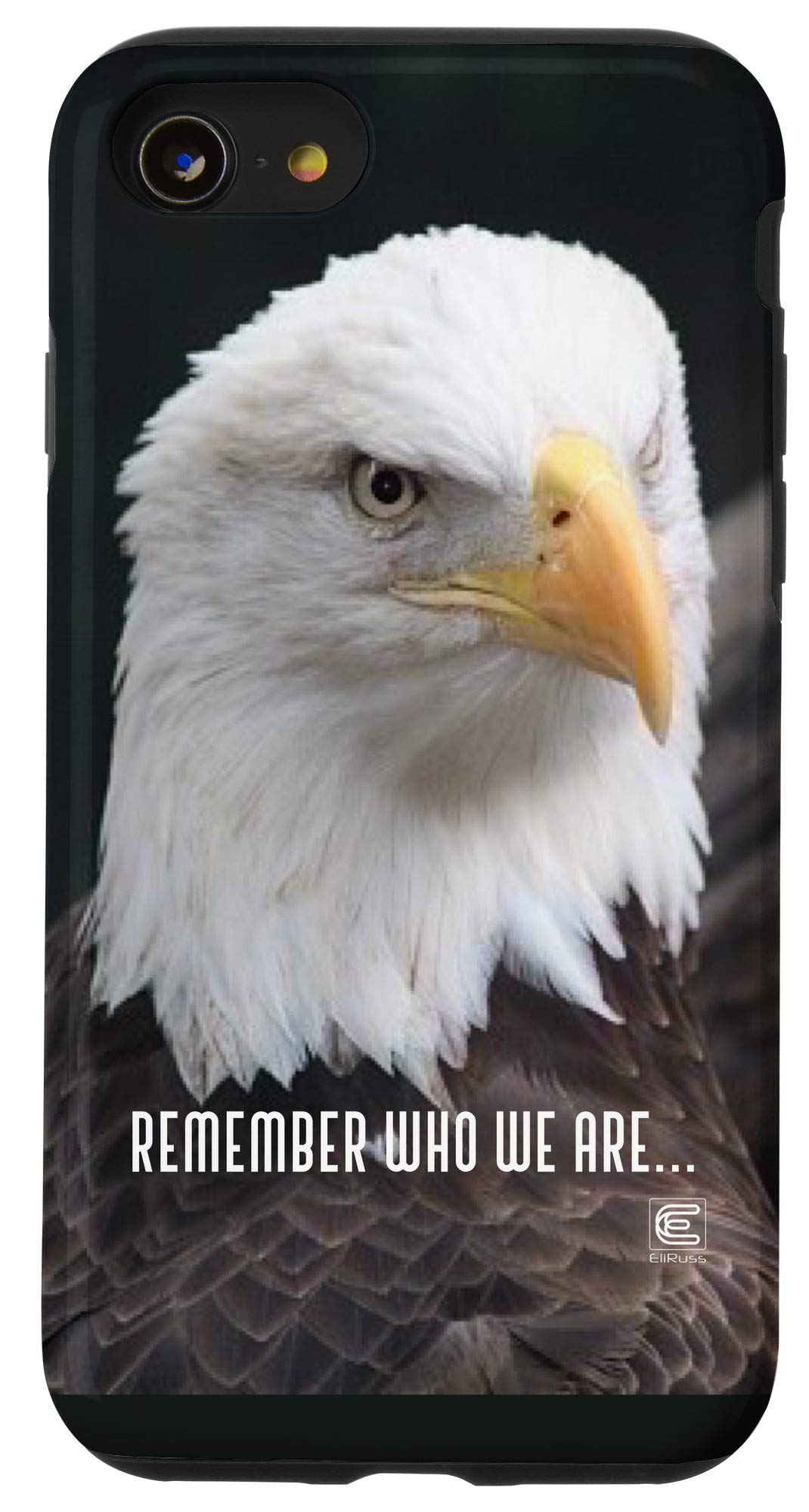 Premium Animal Nature Eagle Phone Case for iPhone SE (2020) / 7 / 8 - Durable Protective Cover with Stylish Wildlife Design - Perfect for Outdoor Adventures, Travel & Daily Use