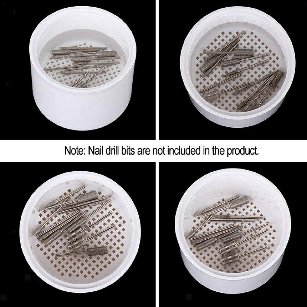 Ubersweet® Professional Sterilizer Tray Box for Salon & Nail Art - Disinfect Manicure Tools & Nail Drill Bits - Perfect for Nail Salons, Home Use & Beauty Professionals