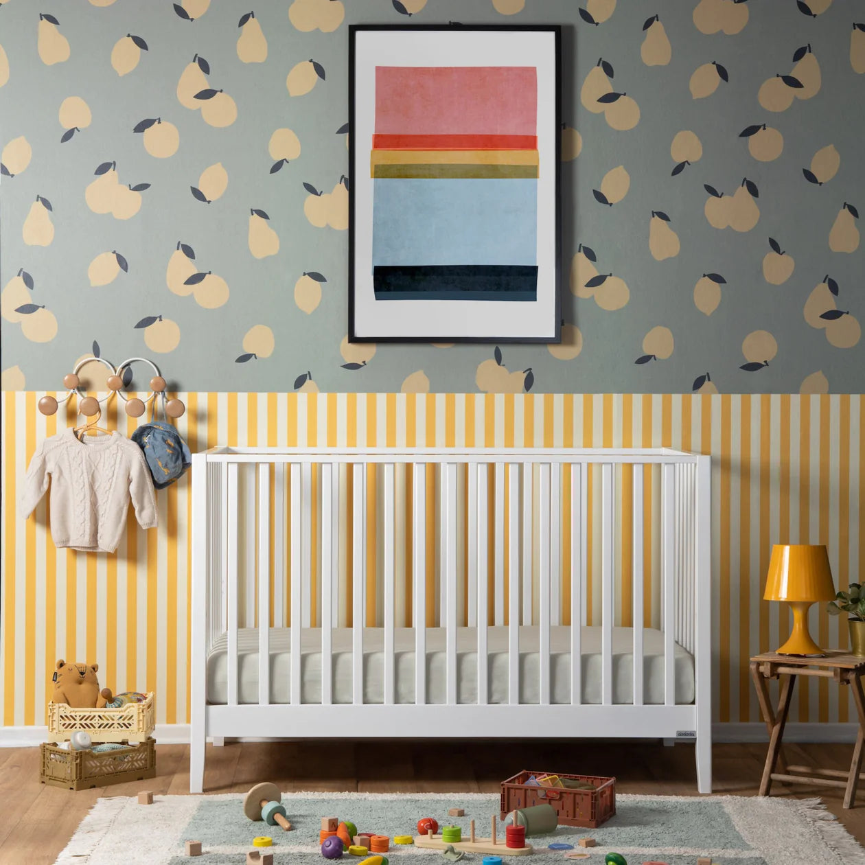 Dadada Lala 3-in-1 Convertible Baby Crib - Nursery Furniture for Newborn to Toddler | Perfect for Bedrooms, Daycares & Guest Rooms
