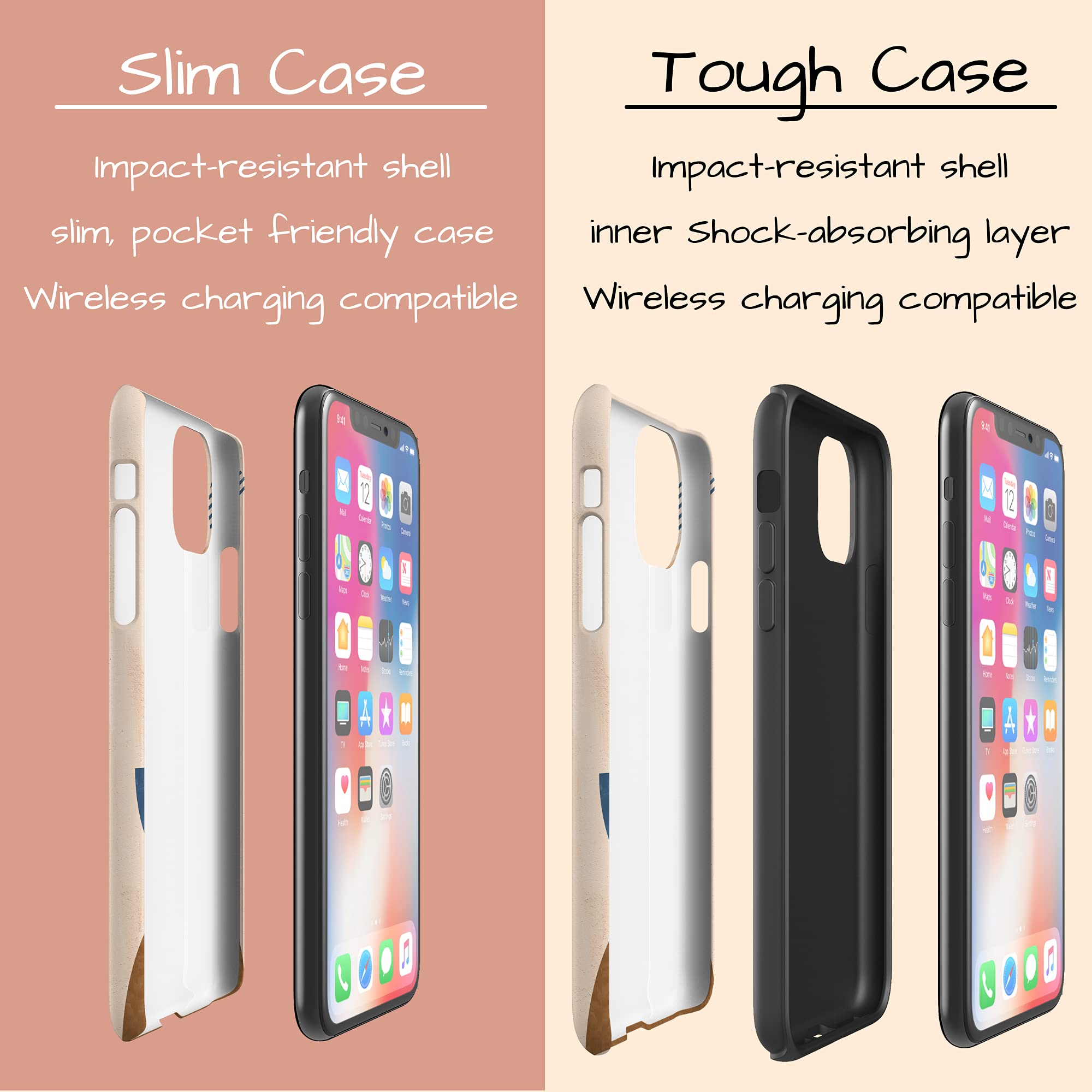 Custom Modern Abstract Phone Case - Personalized Name Design for iPhone 16 Plus/15 Pro Max/14/13 Mini/12/11/X/XS Max/XR/7/8 - Trendy Pink Protective Cover - Perfect for Everyday Use, Gifts & Fashion Accessories