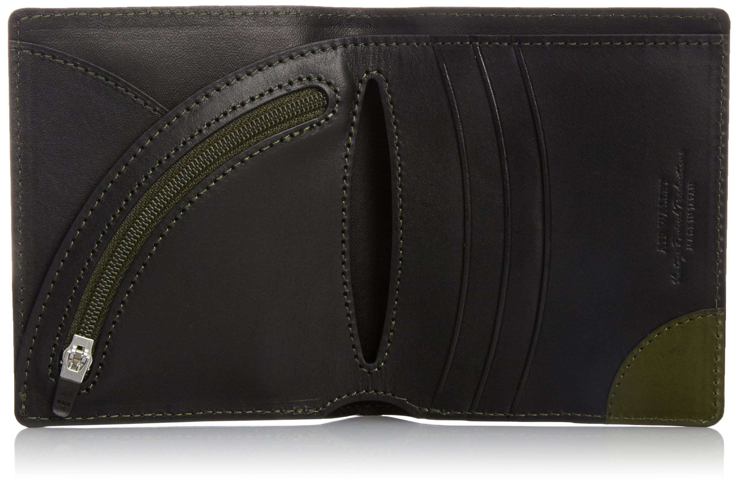 Premium Air Wallet Oil Leather Bifold Wallet for Men - Slim RFID Blocking Olive (59206) | Perfect for Everyday Carry, Travel & Business