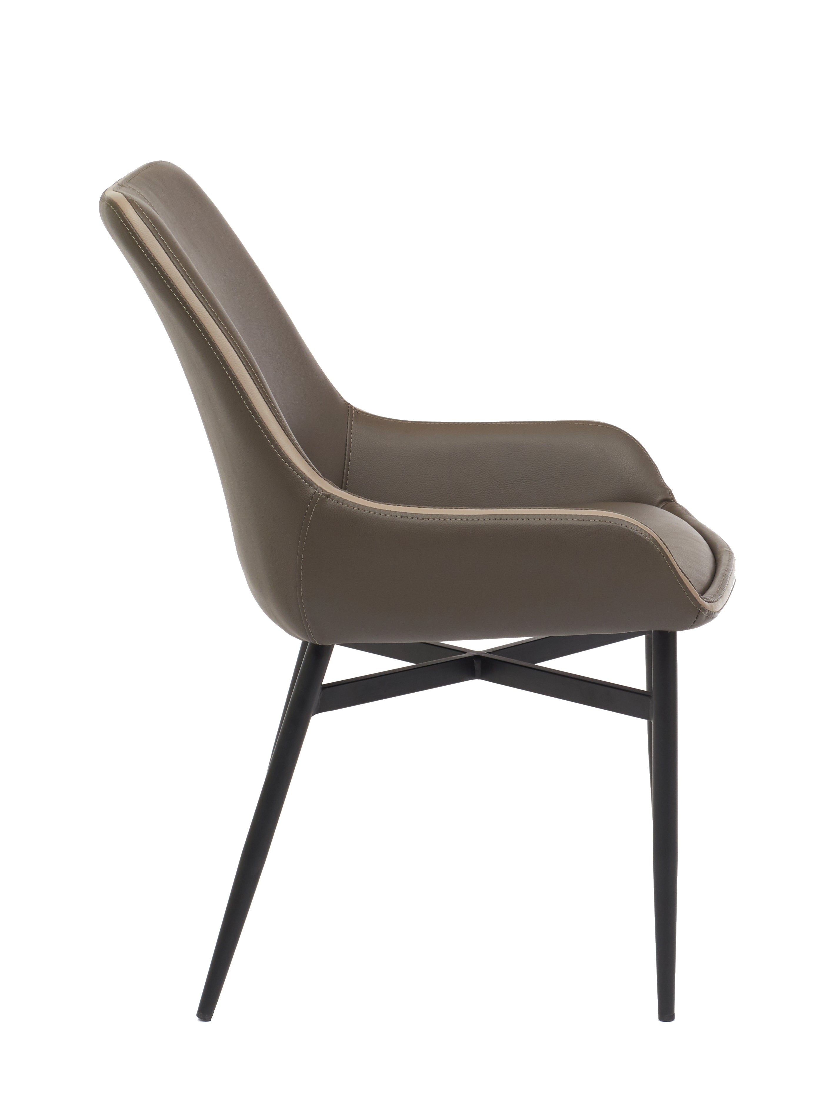 Etna Grey Modern Accent Chair - Stylish Living Room Seating for Home & Office - Perfect for Lounge, Reading Nook, or Waiting Area