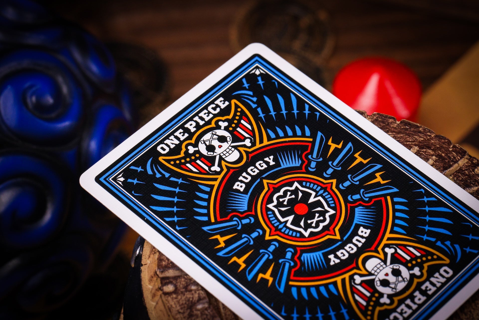 One Piece Playing Cards - Buggy the Clown Anime Deck | Official Licensed Collectible Card Game for Fans | Perfect for Game Nights, Cosplay Events & Anime Conventions