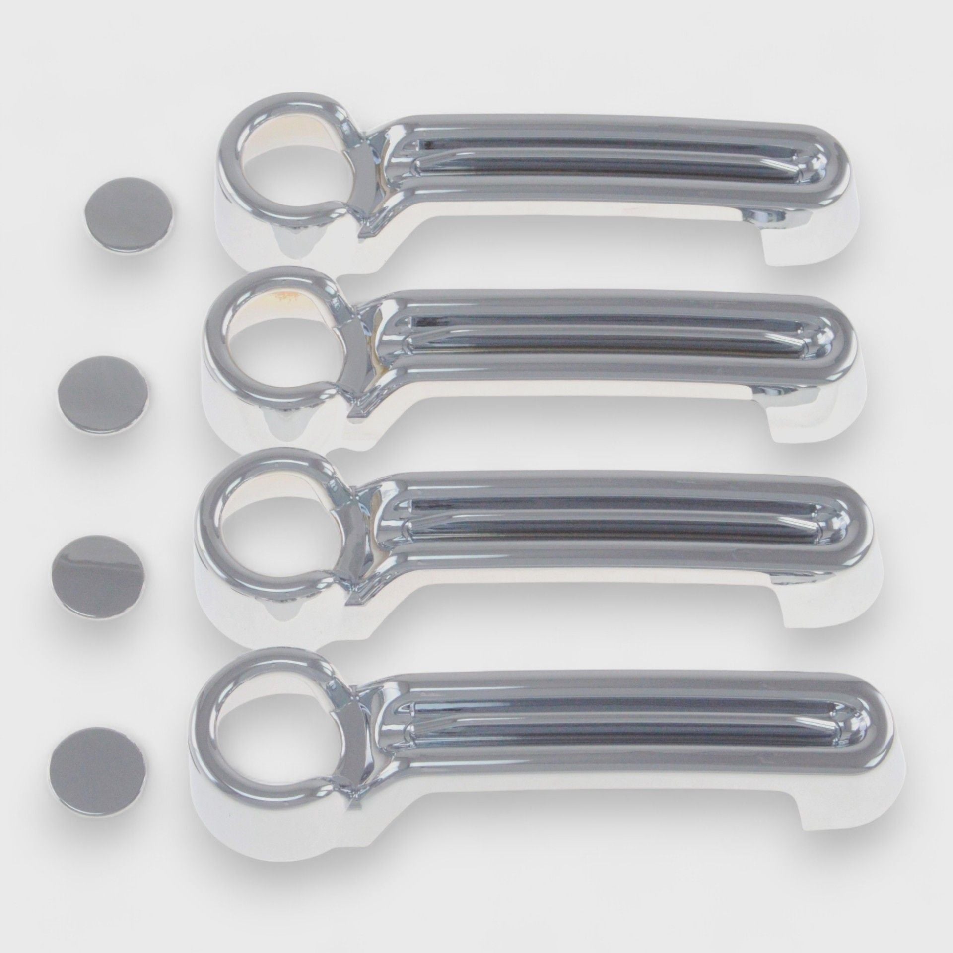 Chrome Door Handle Cover for Cars - Universal Fit, No Smart Key Required - DH122 - Protect & Enhance Your Vehicle's Exterior (Ideal for Daily Commute, Road Trips & Car Shows)