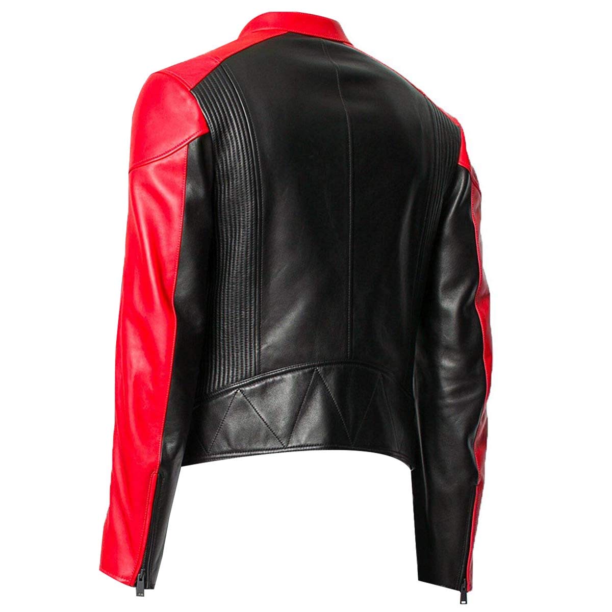 Men's Casual Everyday Leather Jacket - Biker Style Outerwear Coat (Real/Faux Leather) for Motorcycle Riding, Street Fashion & Daily Wear