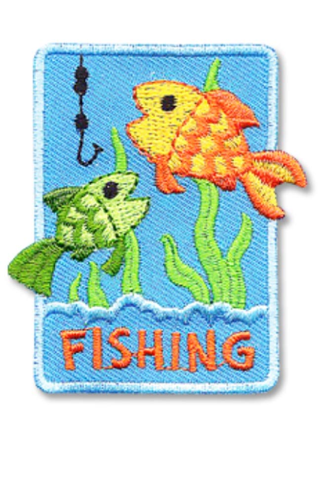 Custom Fishing Iron On Patch - Embroidered Fish Design for Sports & Outdoor Enthusiasts | Perfect for Jackets, Hats & Backpacks