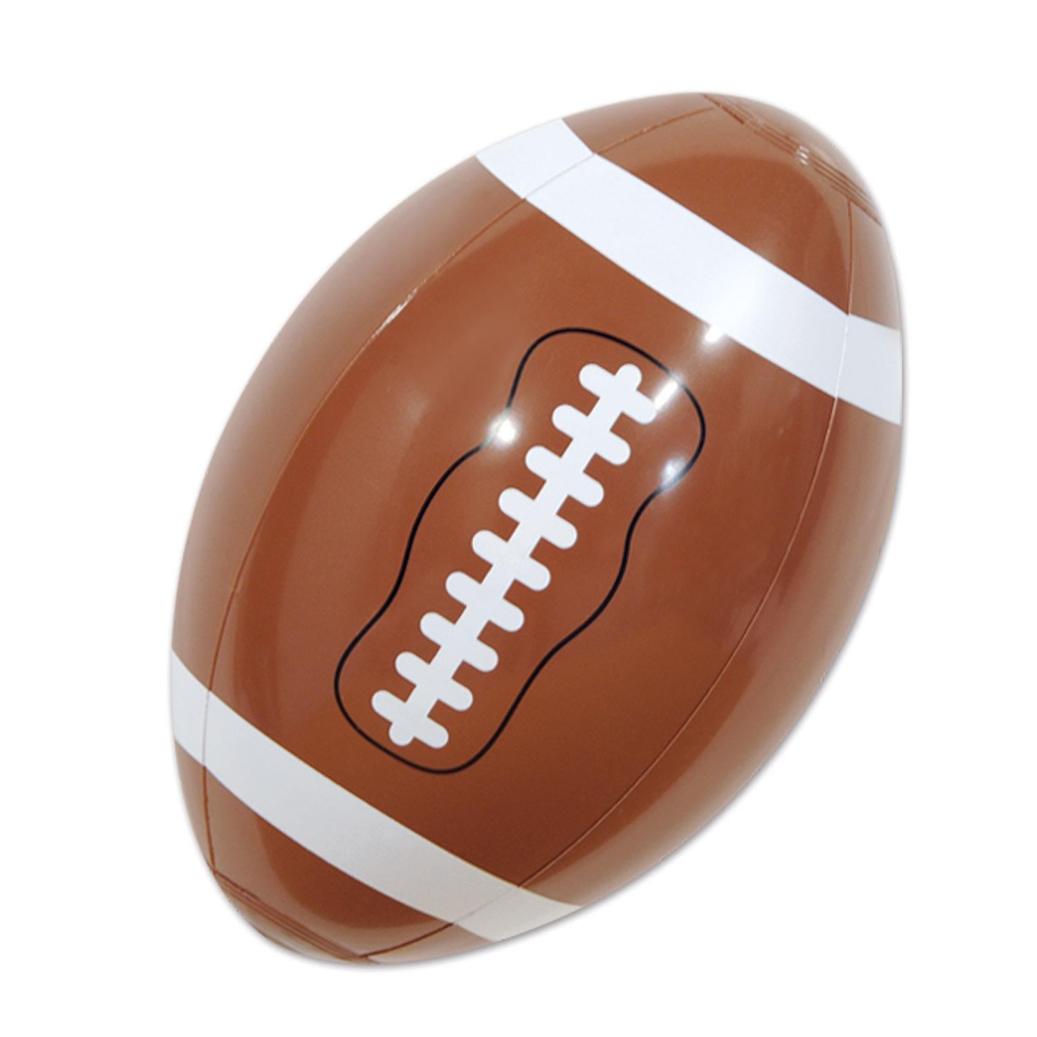 Beistle Inflatable Party Football - 12 Pack for Sports Themed Decorations, Game Day Parties, and Outdoor Fun Activities