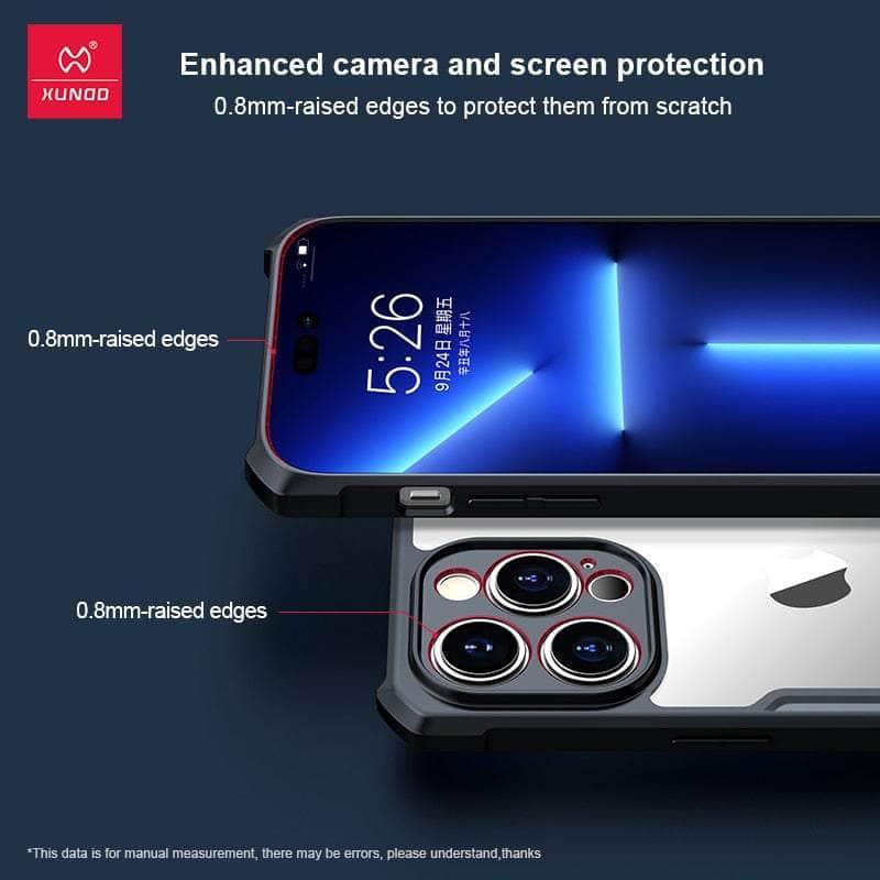 Xundd Magnetic Shockproof Case for iPhone 14 Plus - Protective Airbag Design with Strong Magnets | Perfect for Outdoor Activities, Travel & Daily Protection