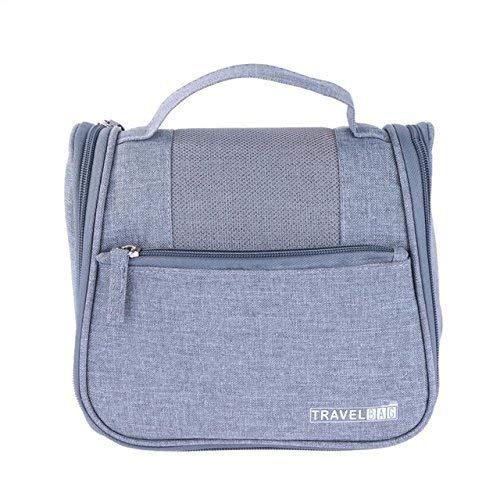 Portable Hanging Cosmetic Bag for Travel & Home - Large Capacity Makeup Organizer with Pockets for Cosmetics, Brushes, Toiletries & Jewelry (1PC) | Perfect for Vacation, Gym & Daily Use