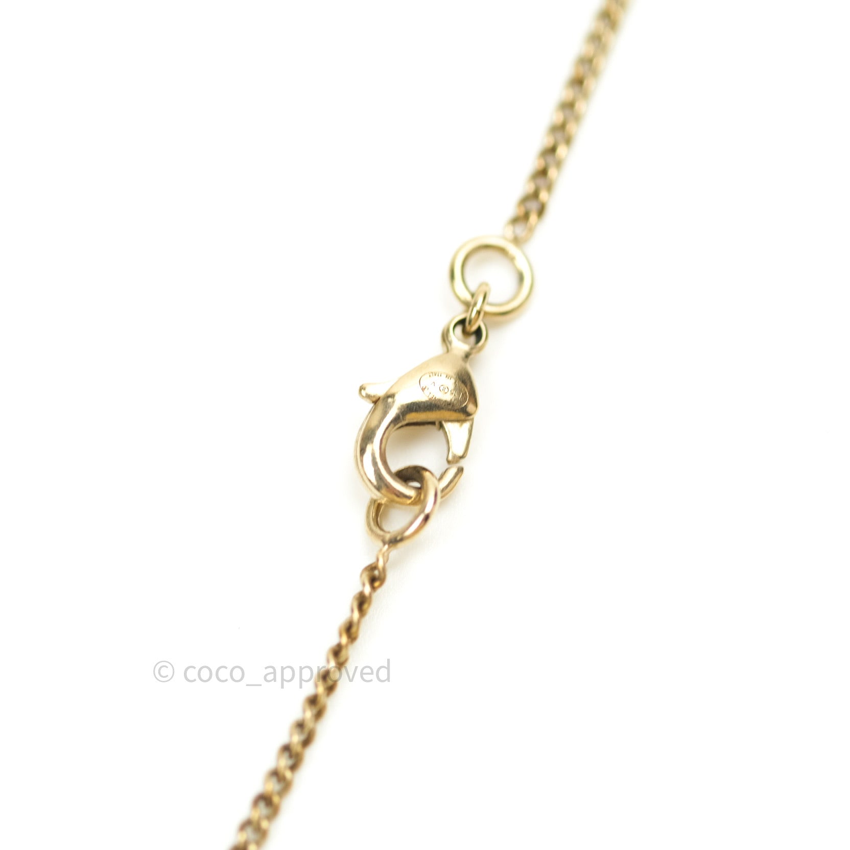 Chanel CC Pearl Crystal Necklace in Gold - Elegant Luxury Jewelry for Women, Perfect for Parties, Weddings & Special Occasions