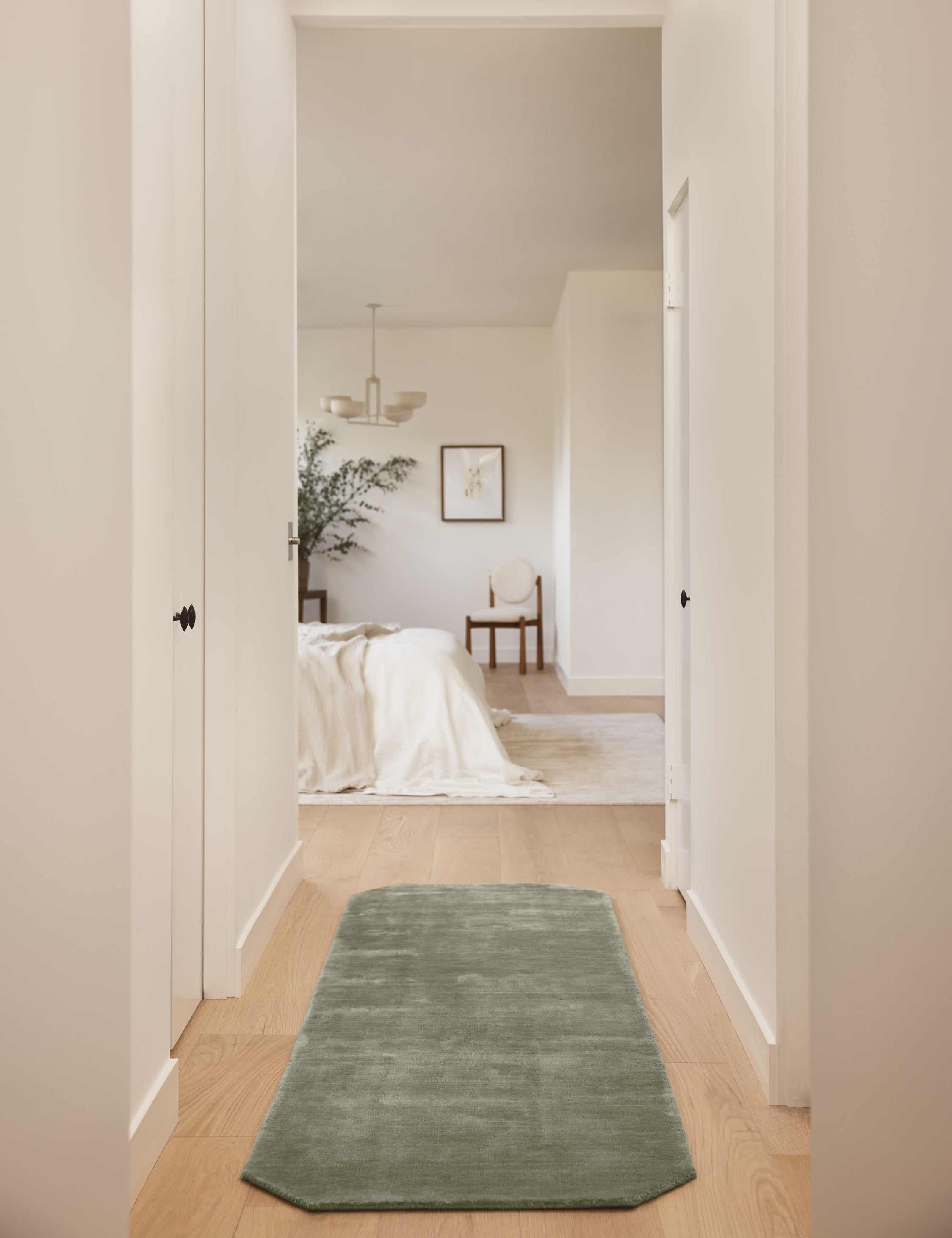 Damara Rug Swatch 12x12 Inches - Soft Sage Green Area Rug Sample for Living Room, Bedroom & Office Decor | Eco-Friendly Fabric Carpet Swatches