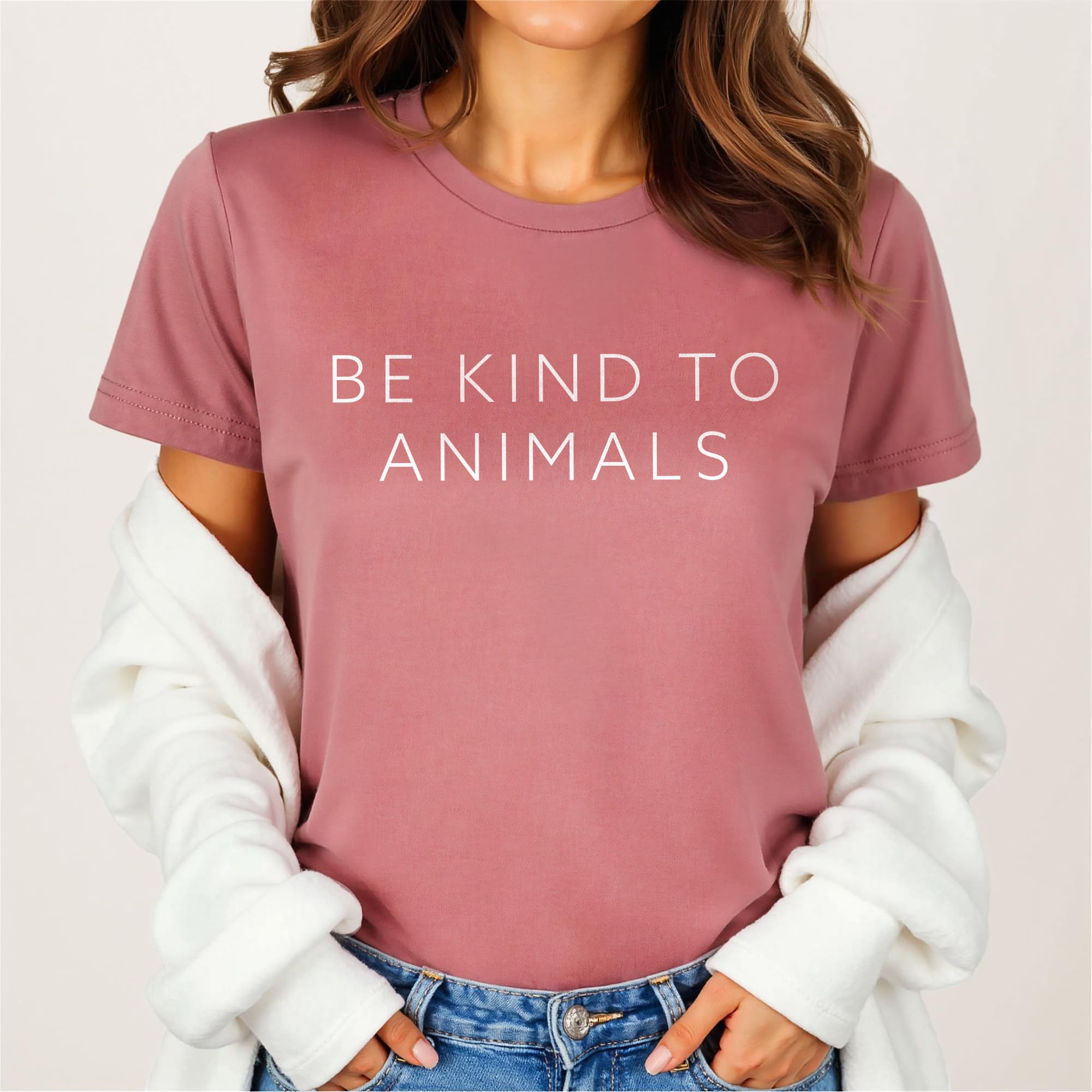 Animal Rescue T-Shirt - Be Kind to Animals Shirt for Men & Women - Soft Unisex Cotton Tee - Animal Lover & Rights Support - Perfect for Pet Adoption Events & Wildlife Conservation Activities